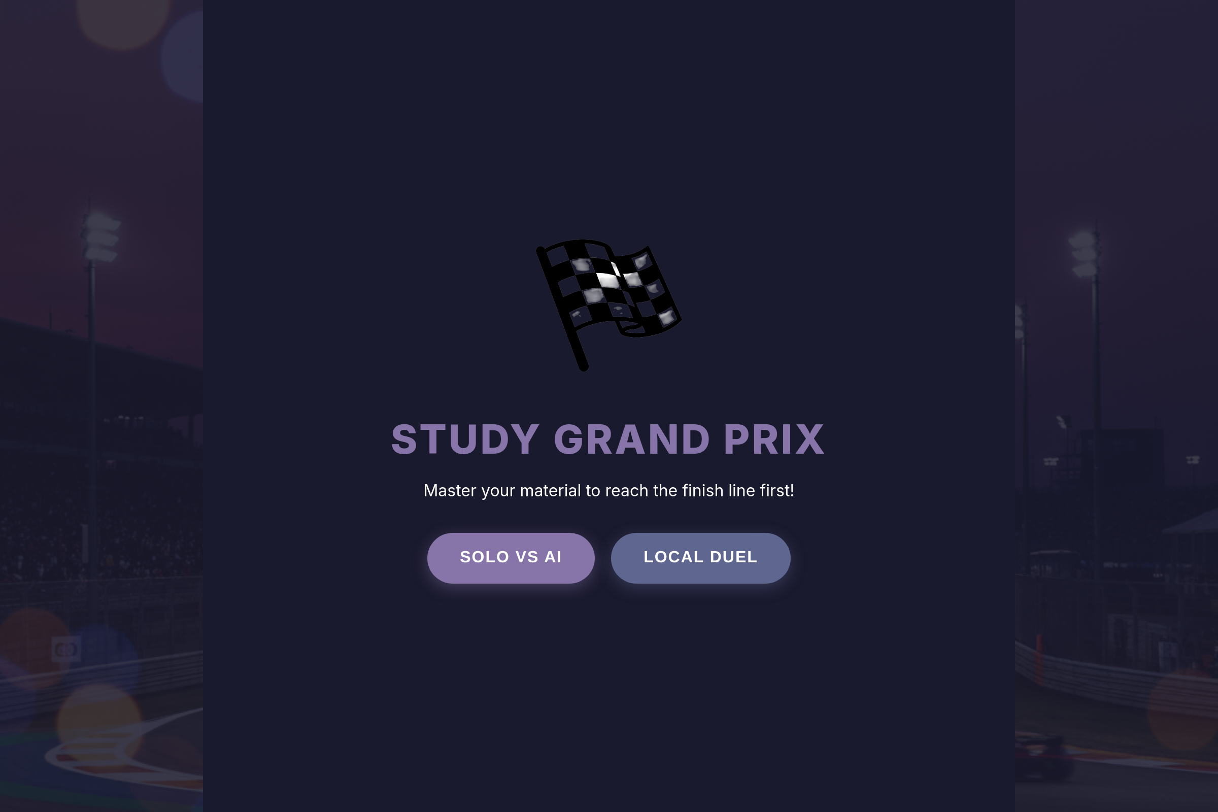 F1 Study Race mini app