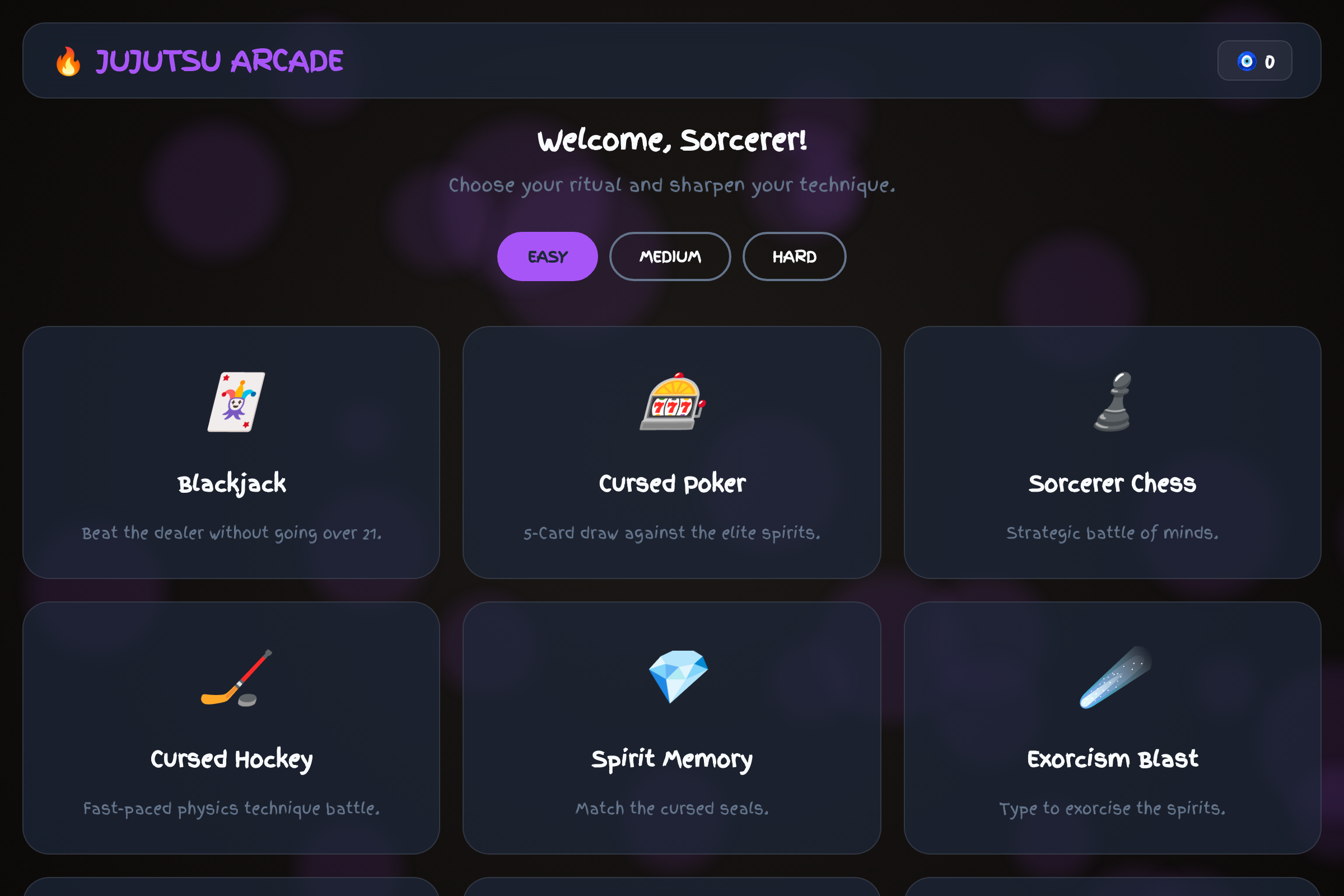 Cosmic Game Hub mini app
