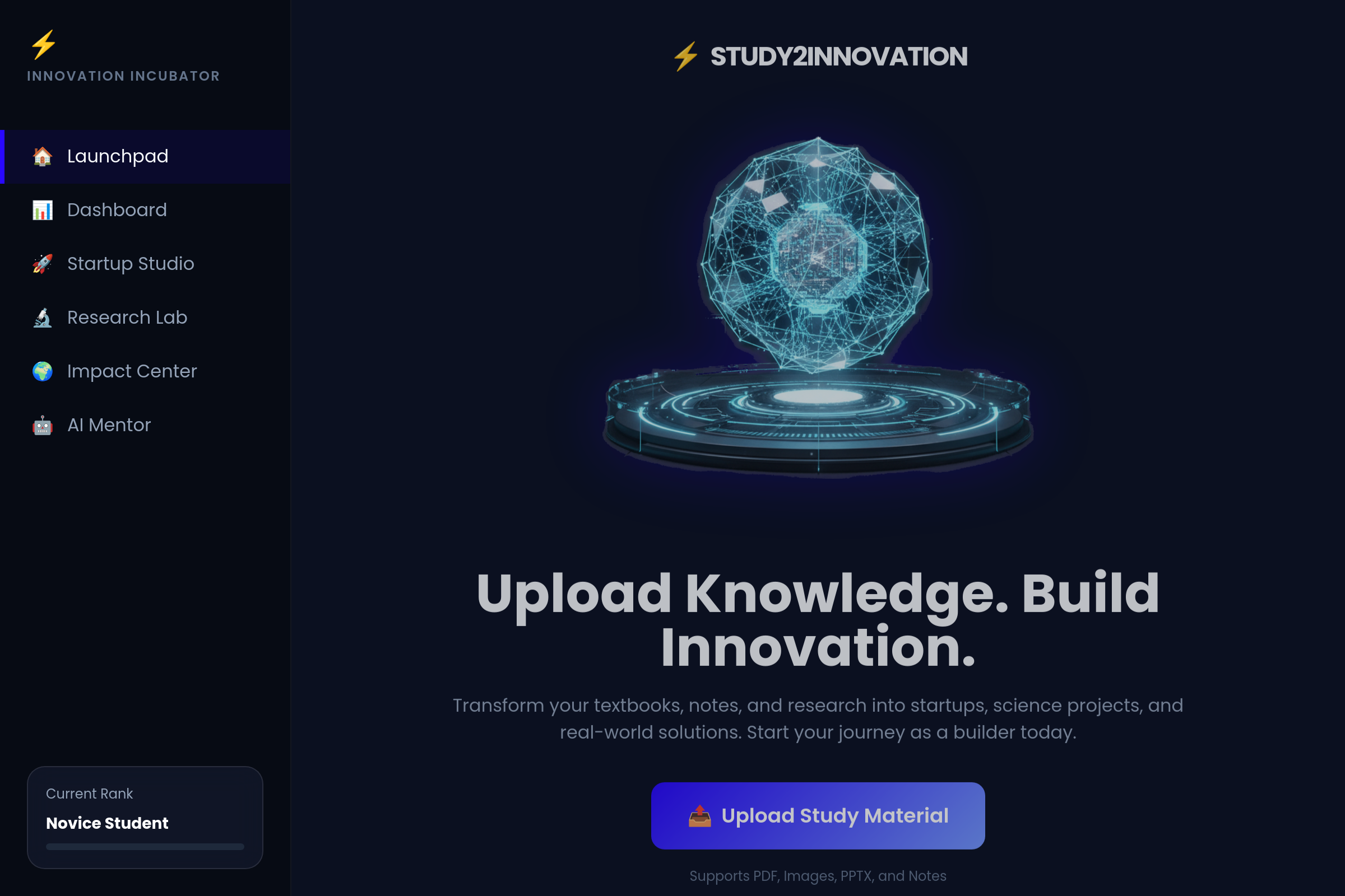 Study2Innovation mini app