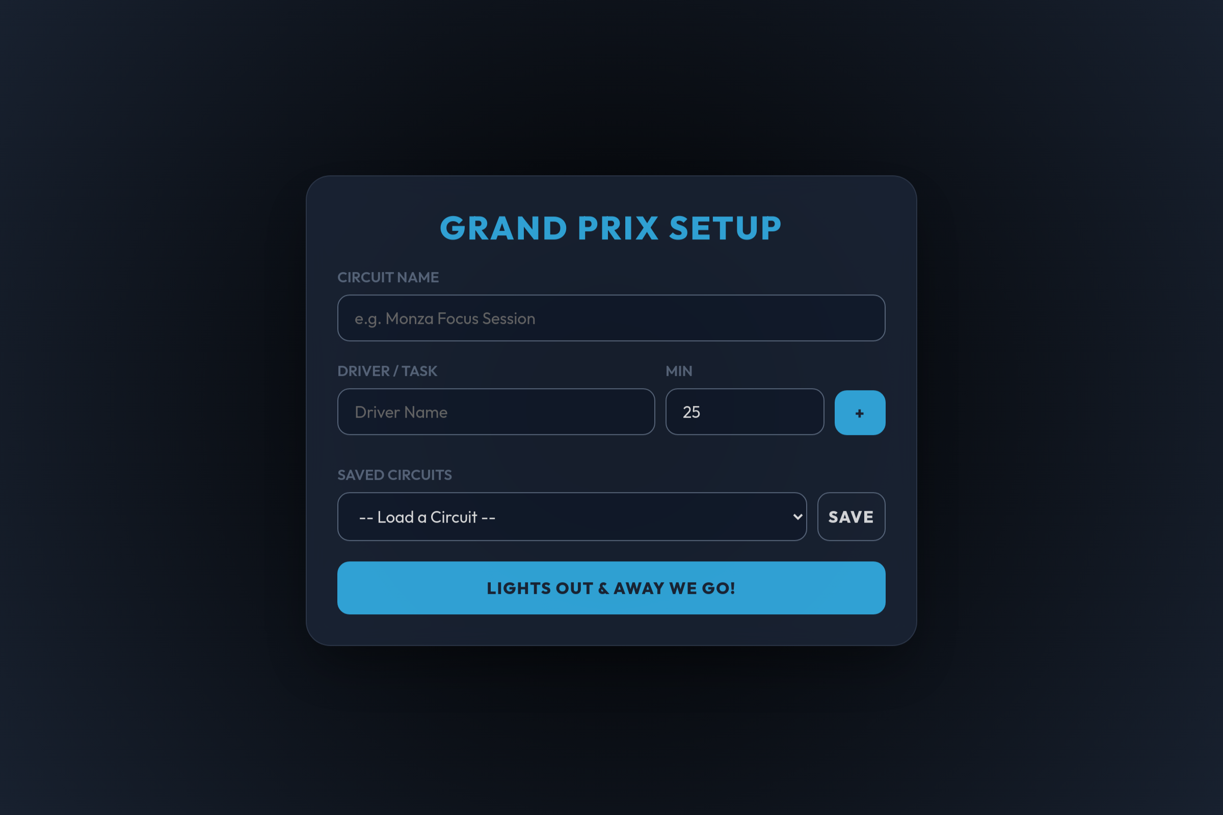 Race Timer Learn mini app