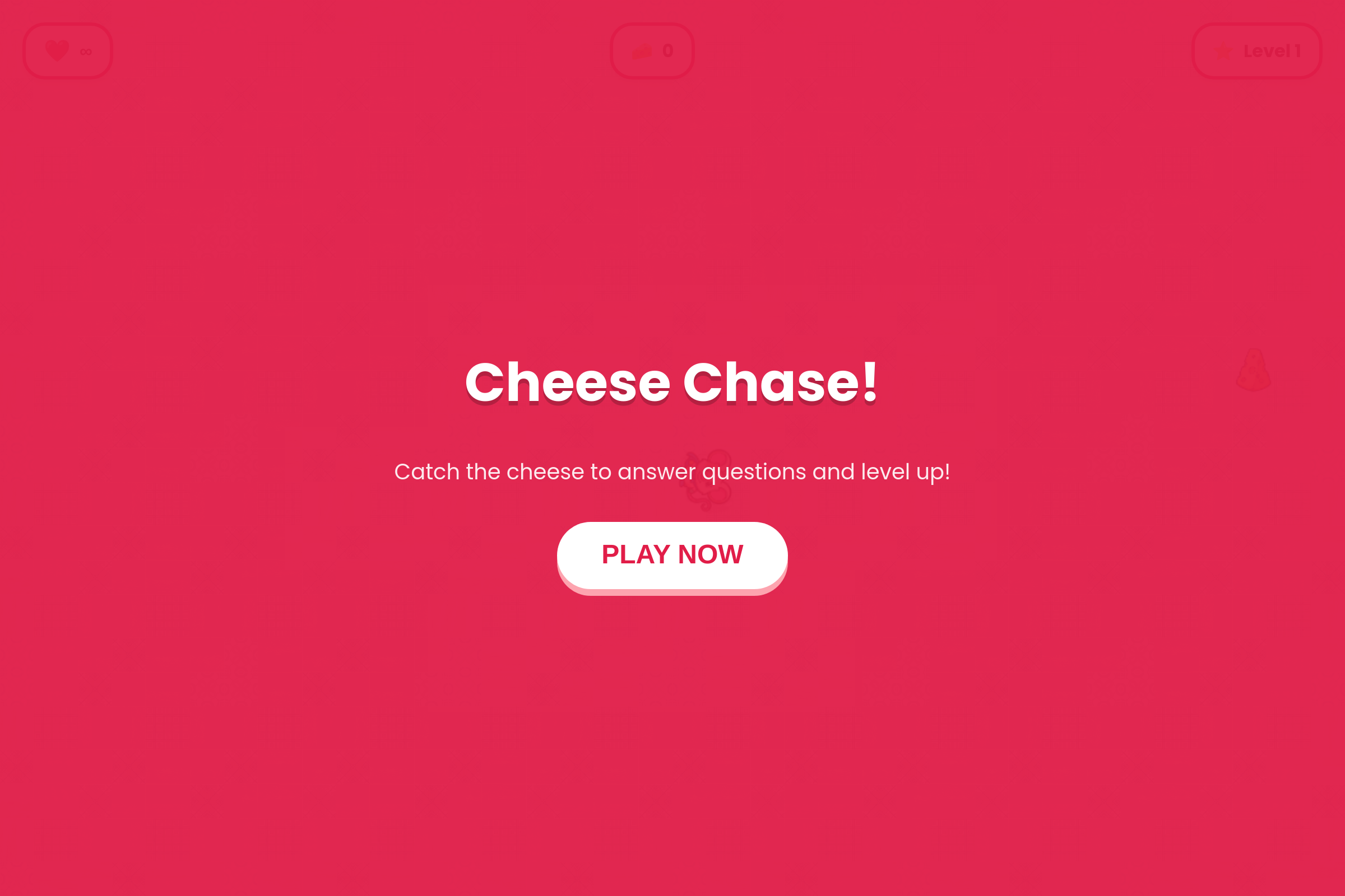 Cheese Chase Quiz mini app