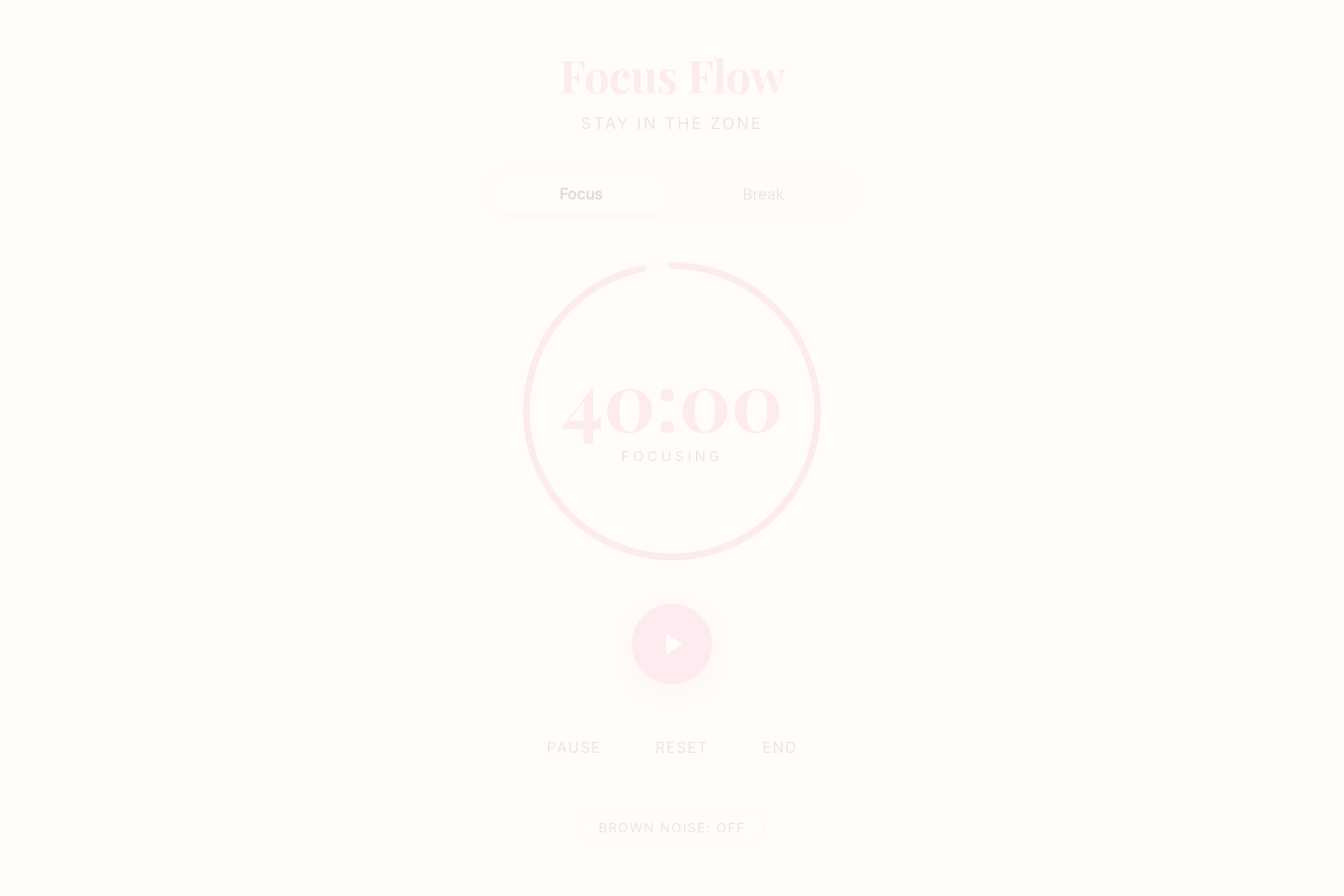 Focus Flow Timer mini app