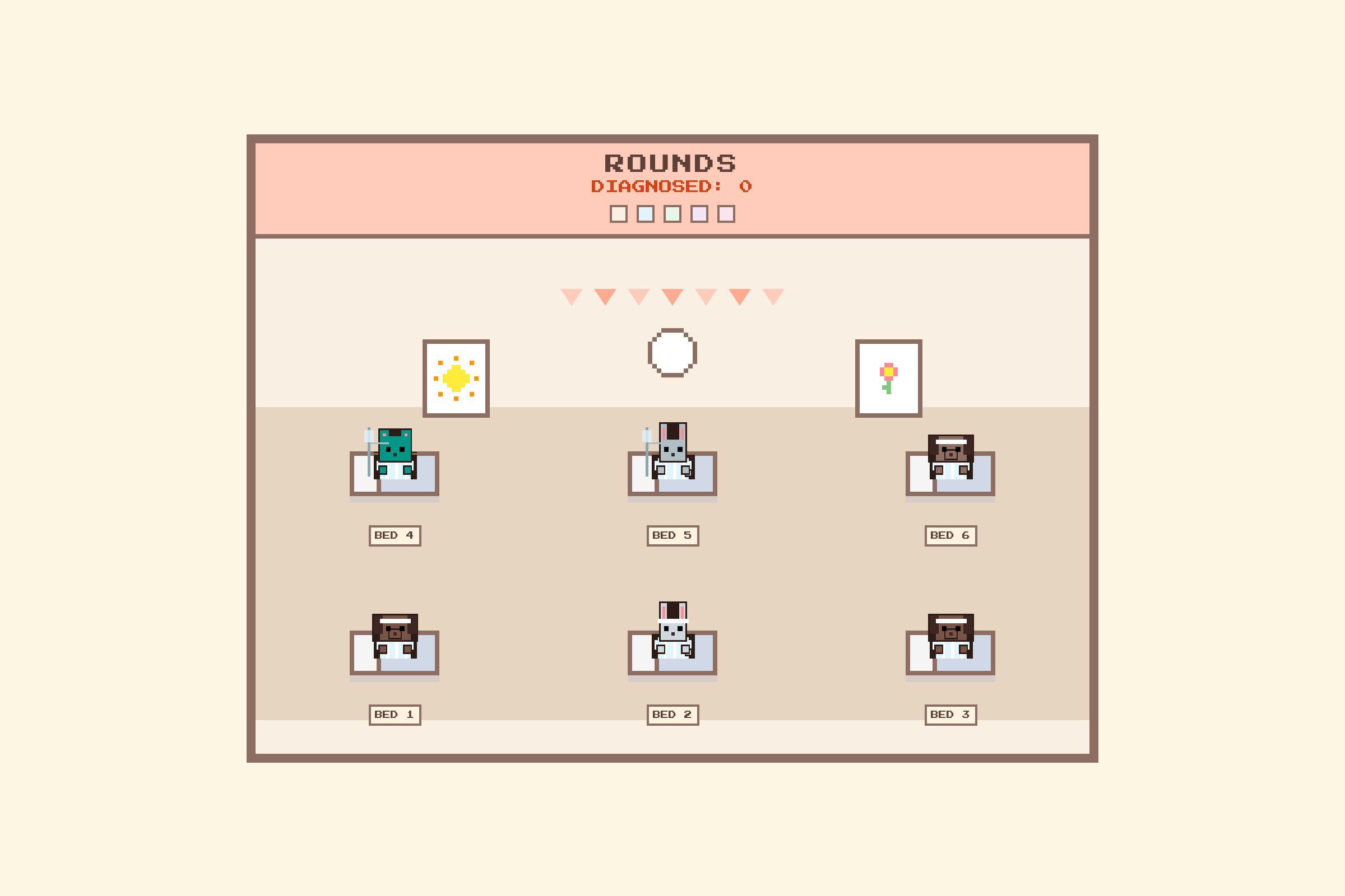 Guess the Diagnosis [8 Bit] mini app