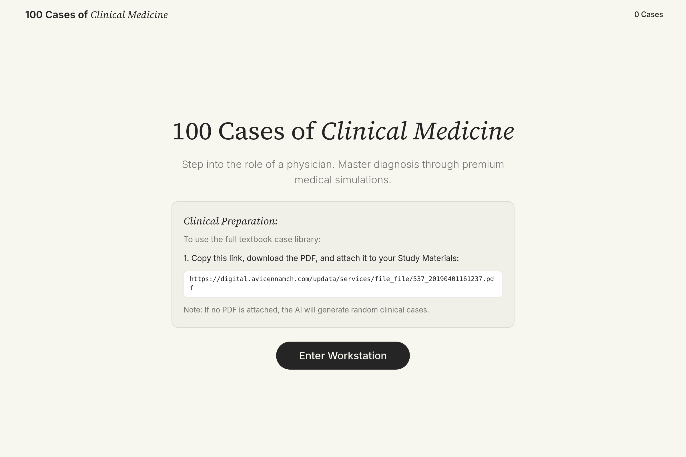 100 Cases of Clinical Medicine mini app