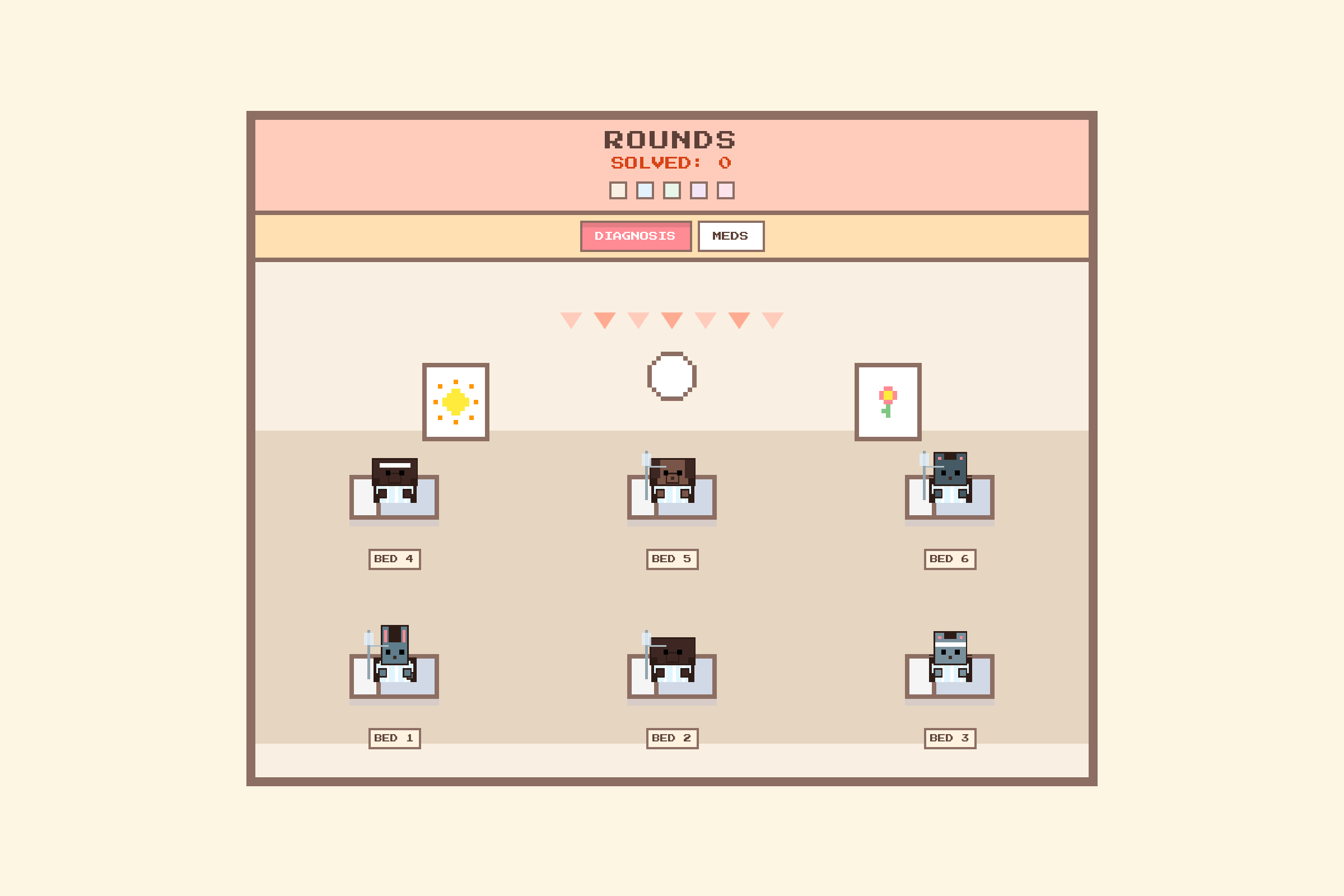 Guess the Diagnosis & Meds [8 Bit] mini app
