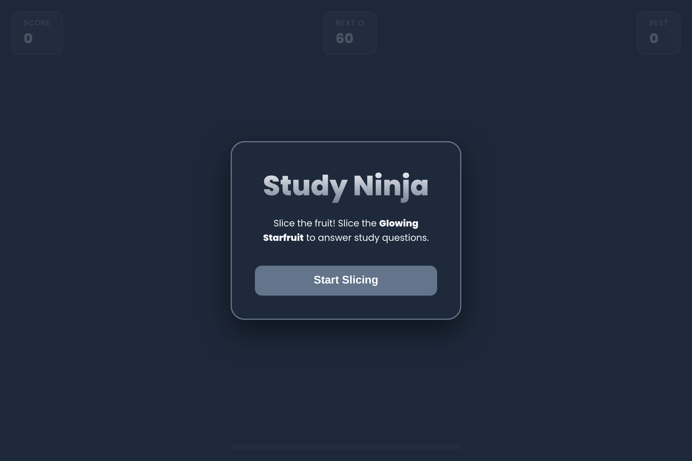 Slice Study mini app