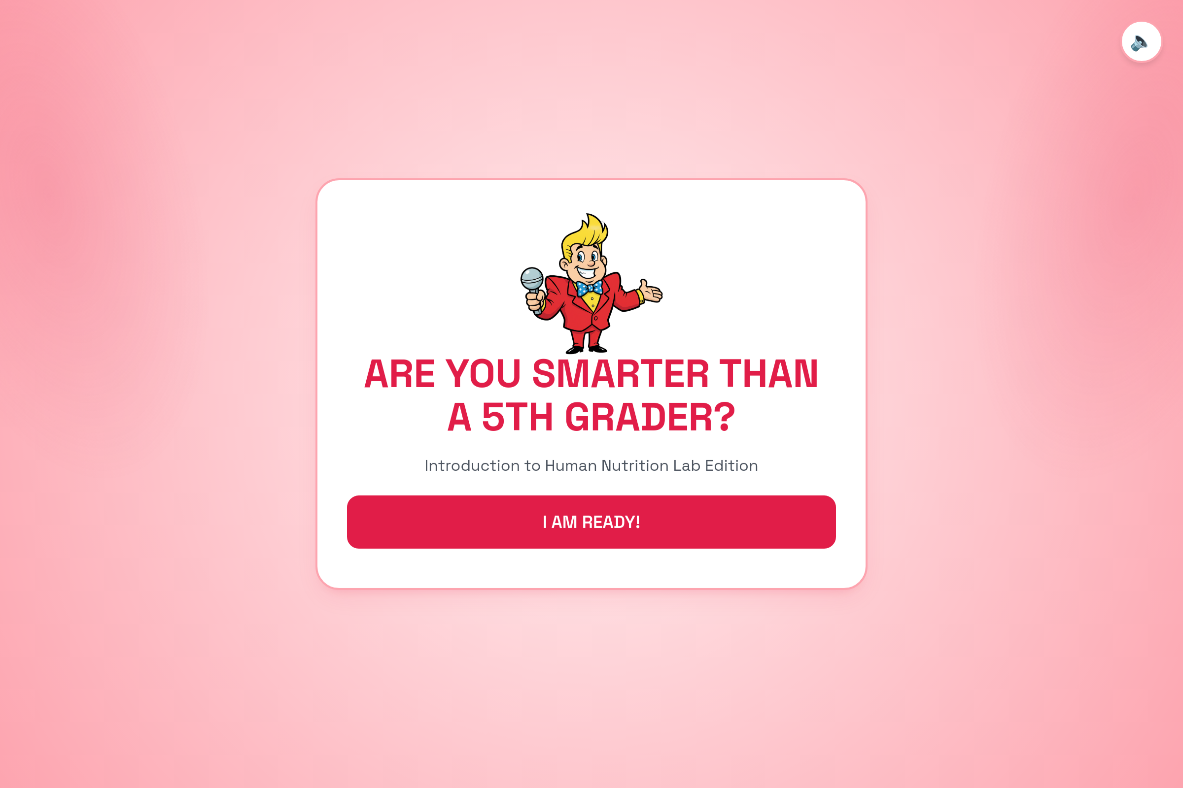 Nutrition Lab Mastery mini app