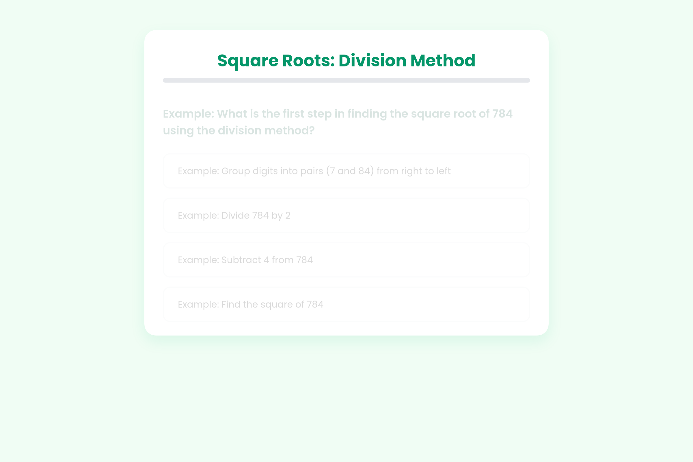 Root Division Master mini app