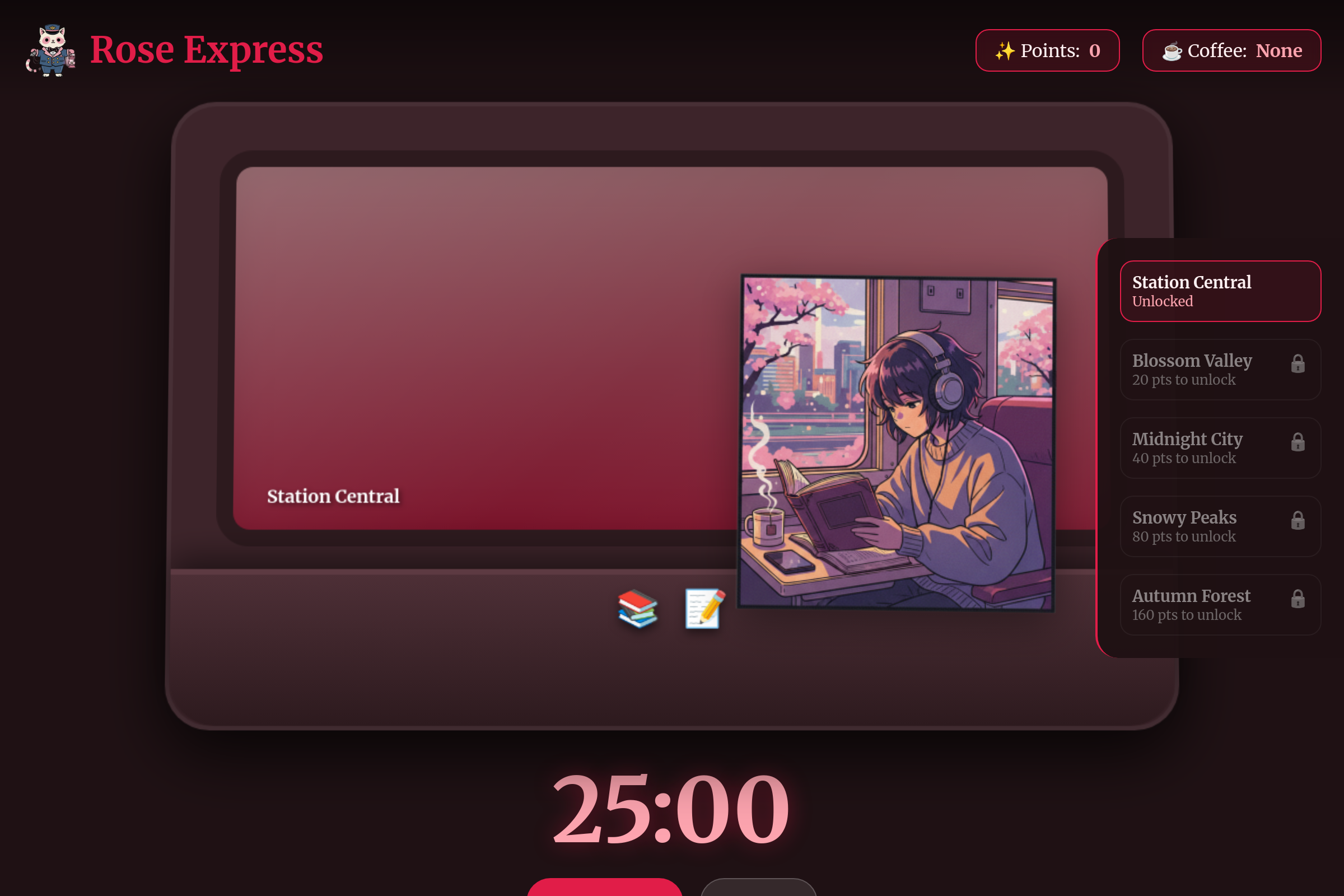 Lofi Focus Express mini app