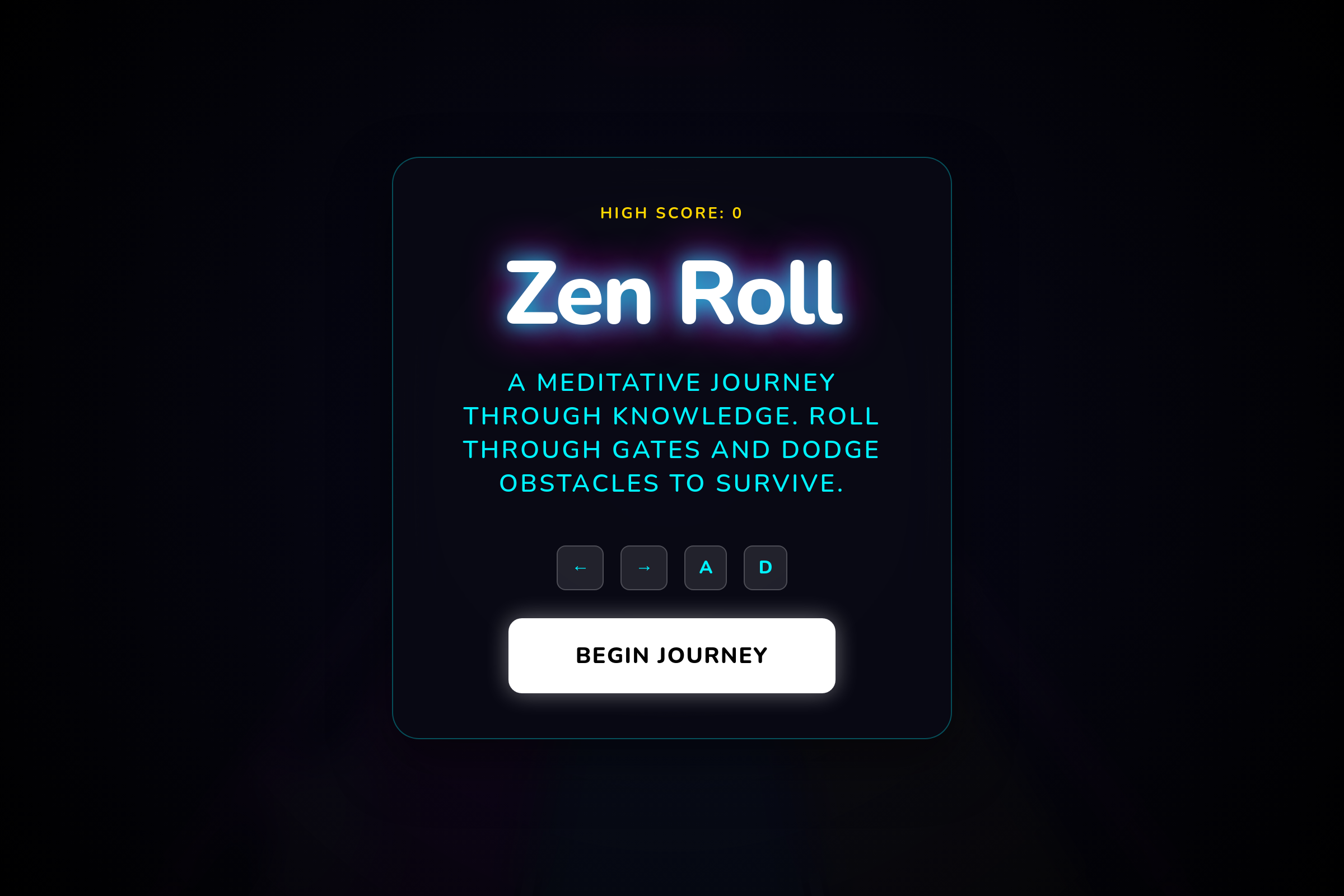Zen Roll katakana quiz mini app