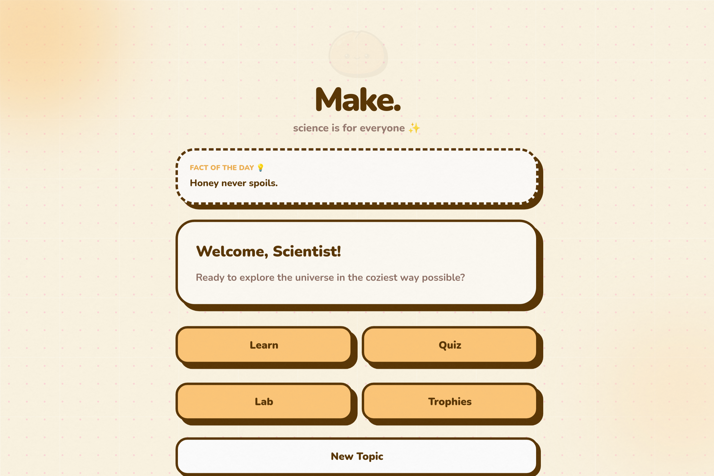MAKE science easy mini app