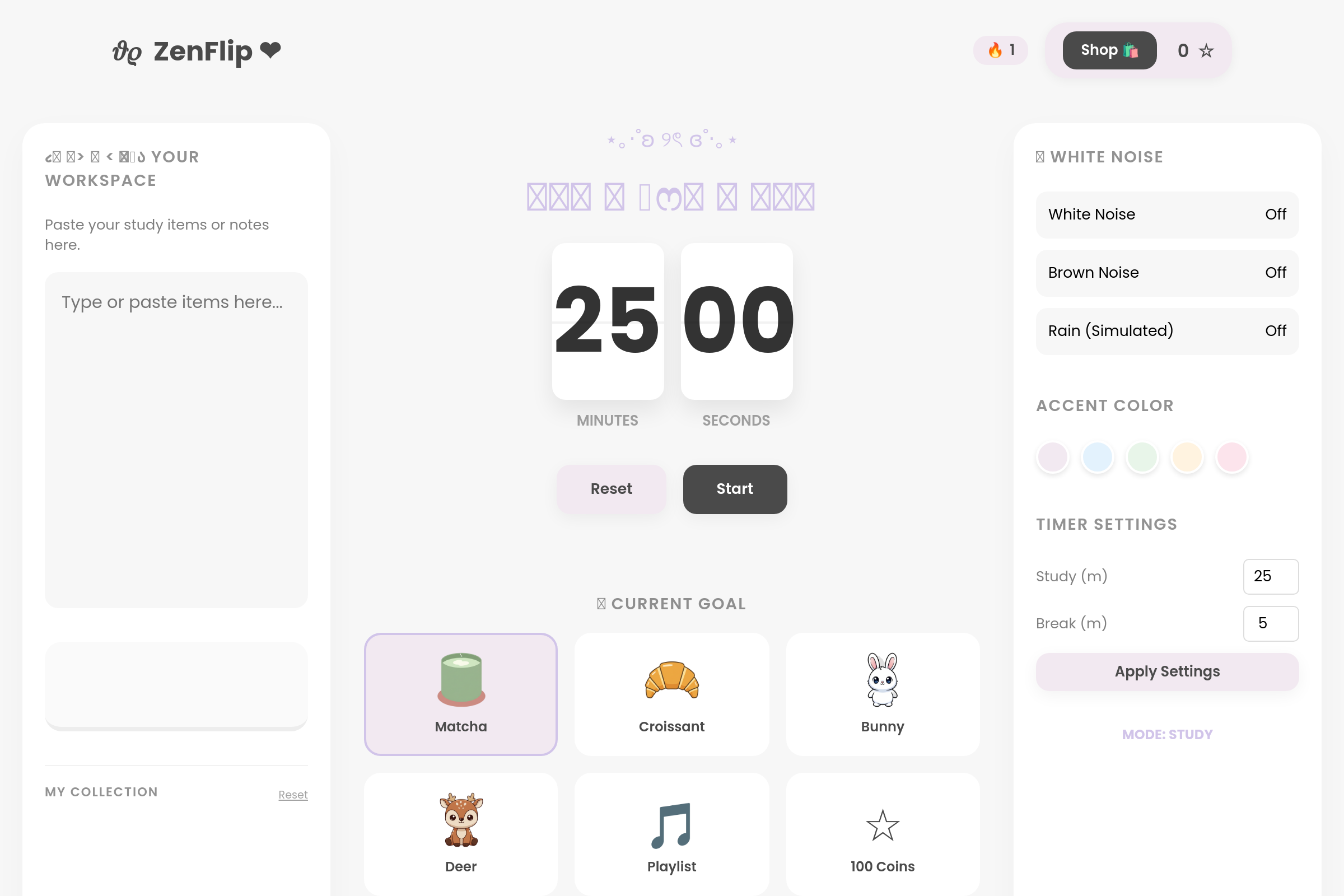 Flip timer mini app