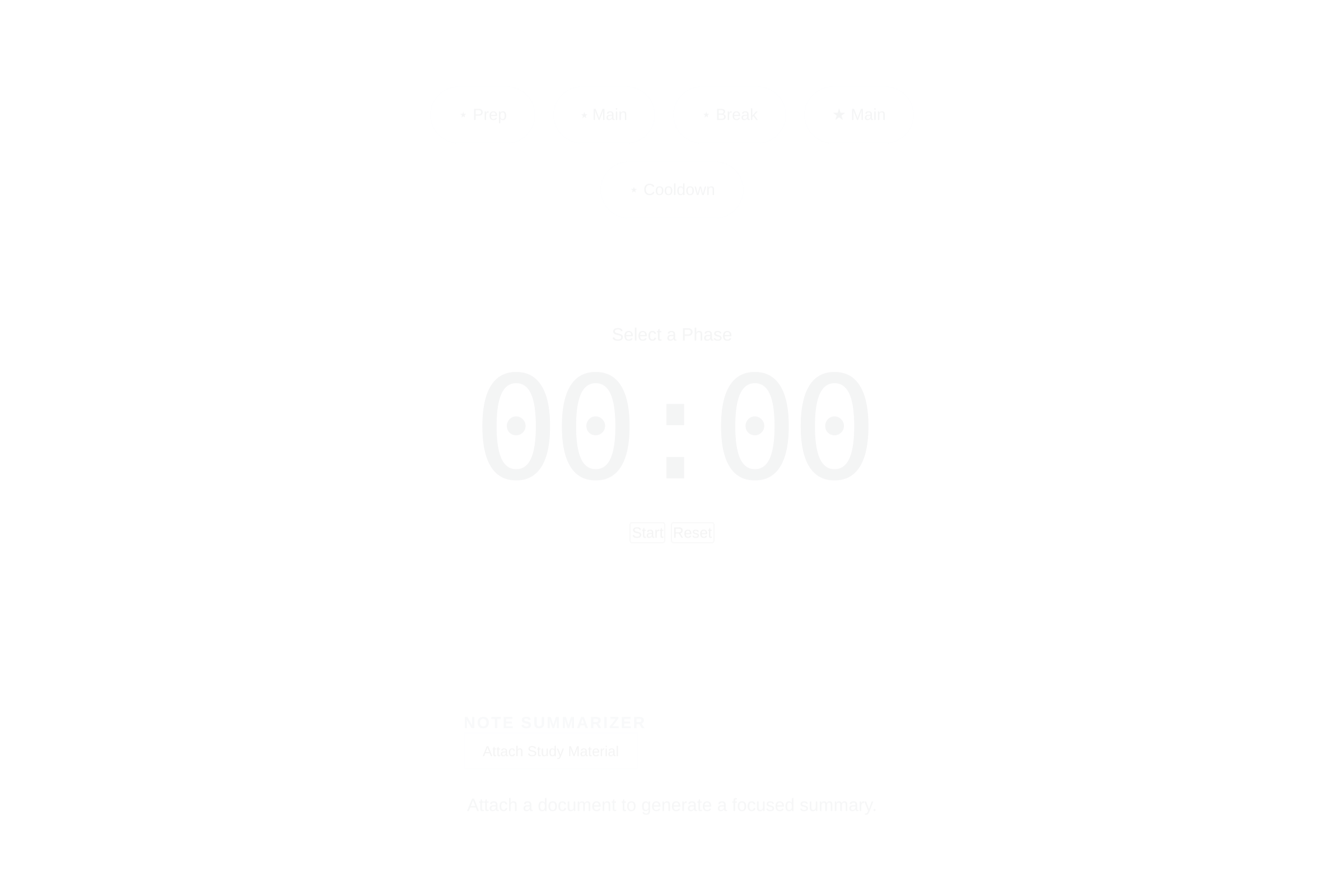 Minimalist timer ⋆⋆⋆ mini app