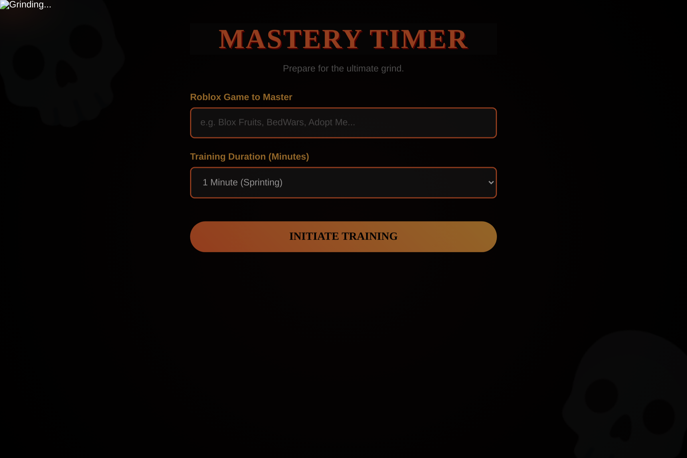 Death Mastery Timer mini app