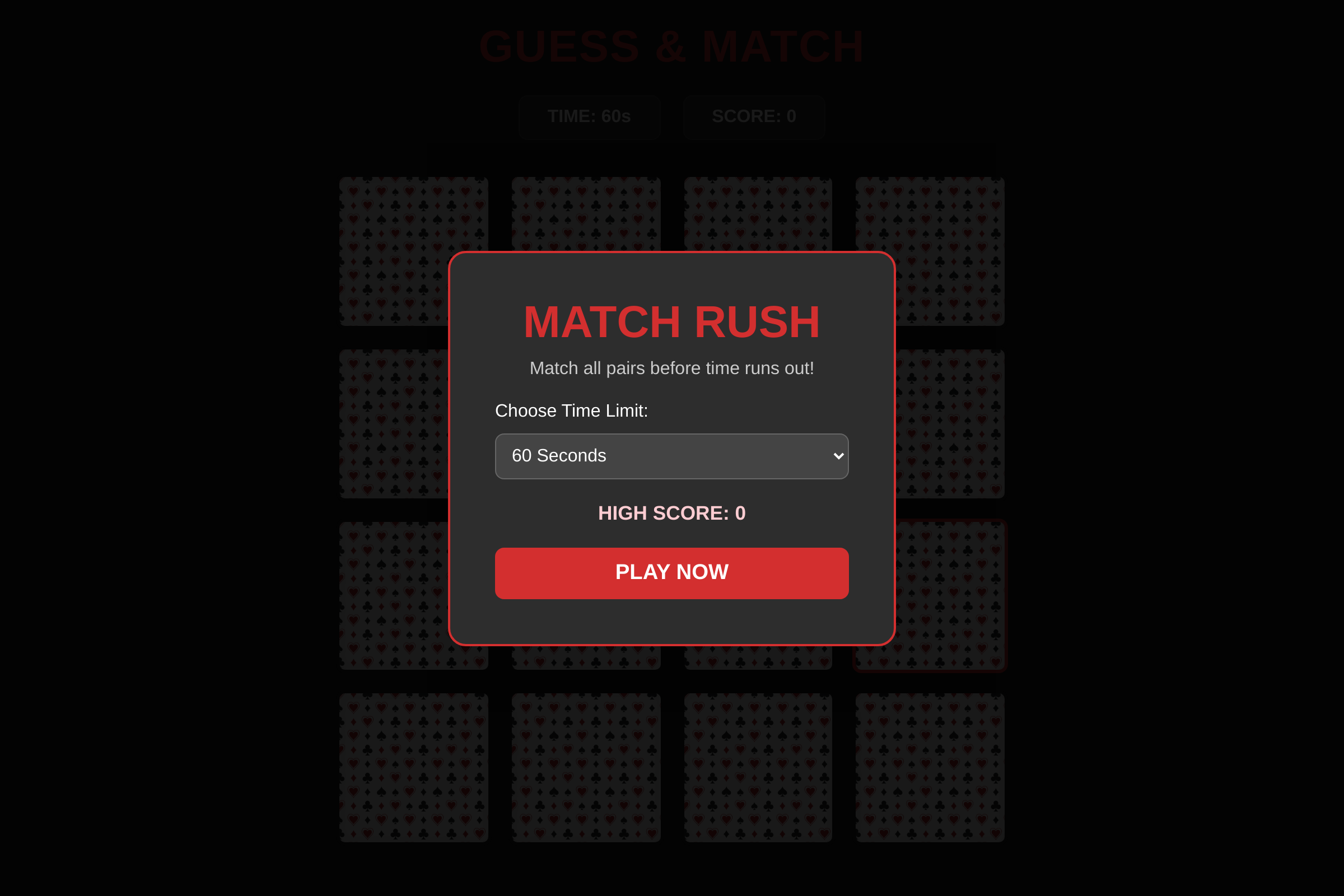 Match Rush mini app