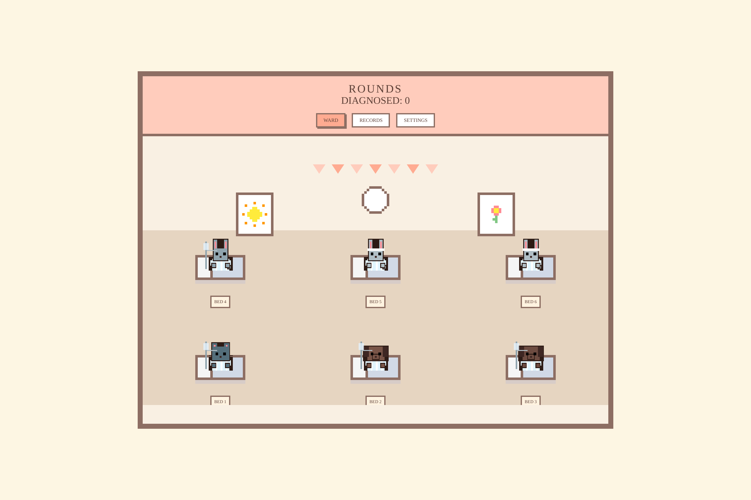 Guess the Diagnosis [8 Bit] mini app