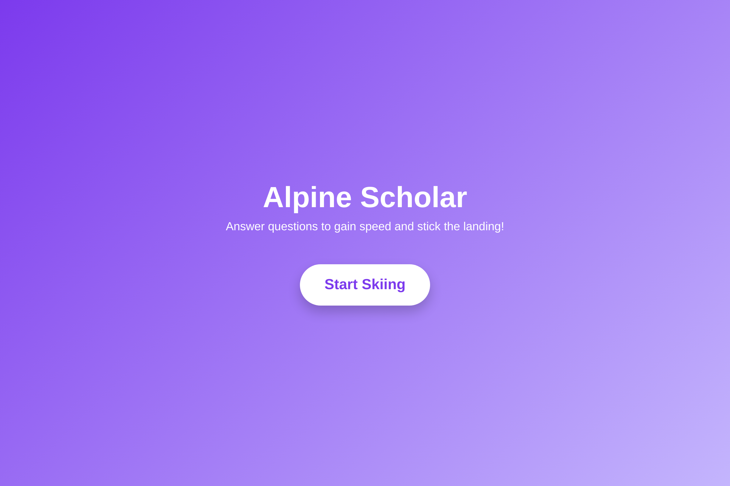 Snowy Slope Scholar mini app