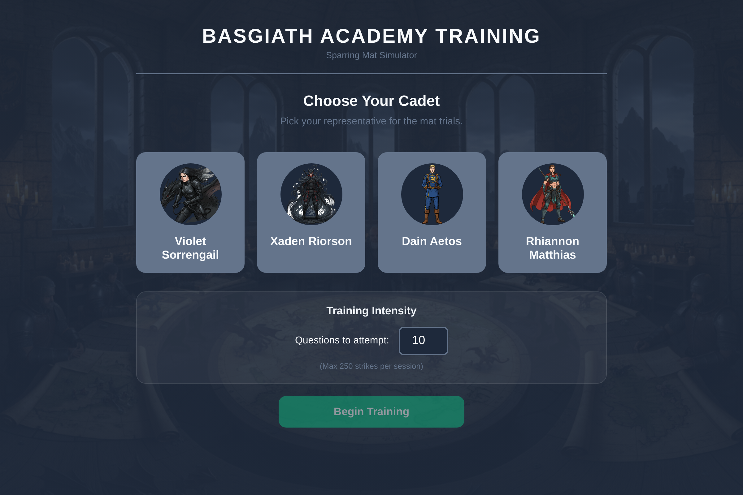 Rider Training Trials mini app