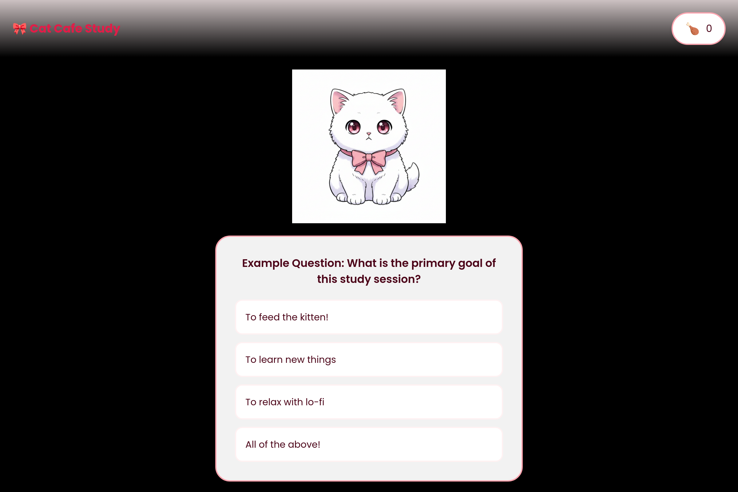 Cozy Cat Cafe mini app