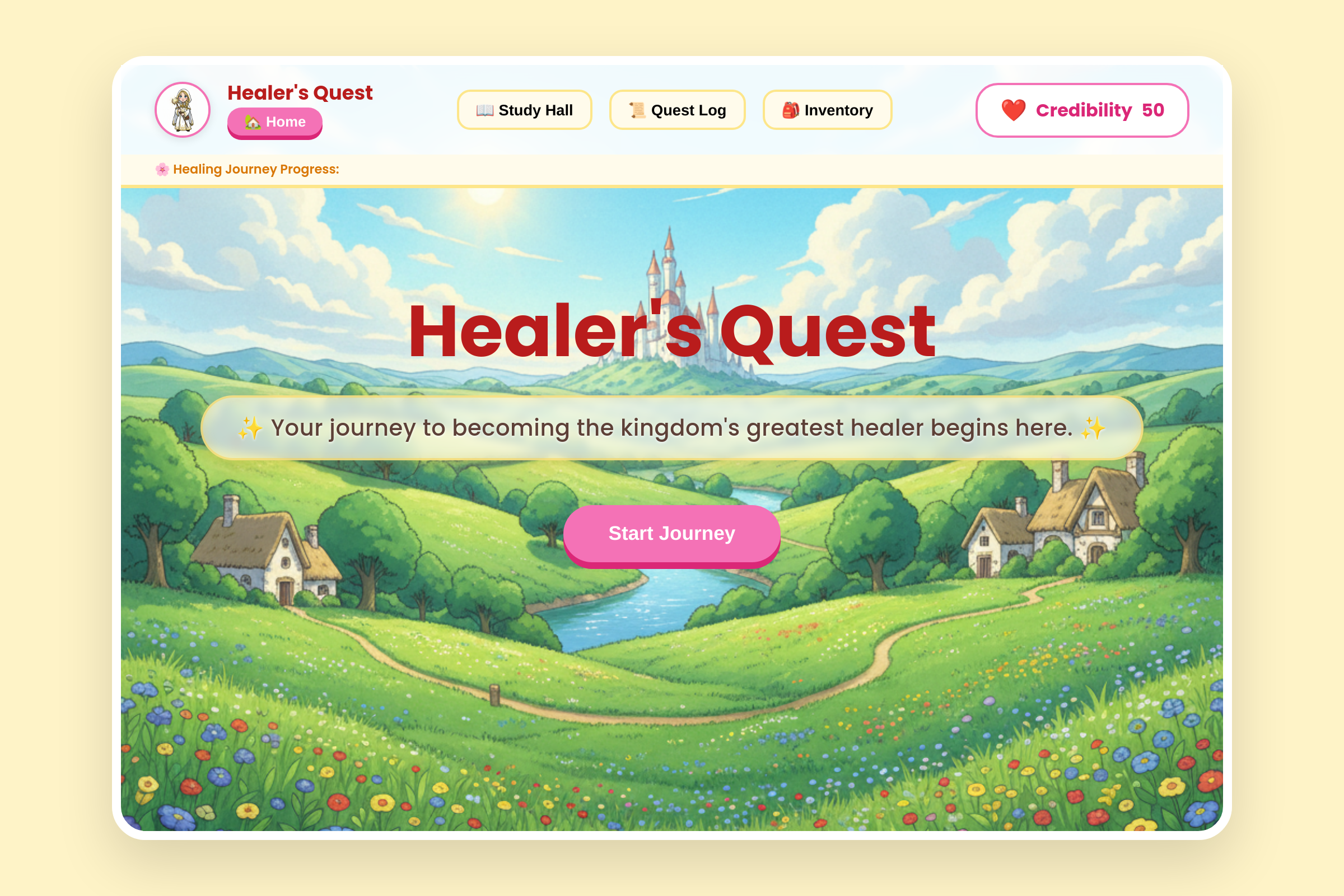 Healer Quest mini app