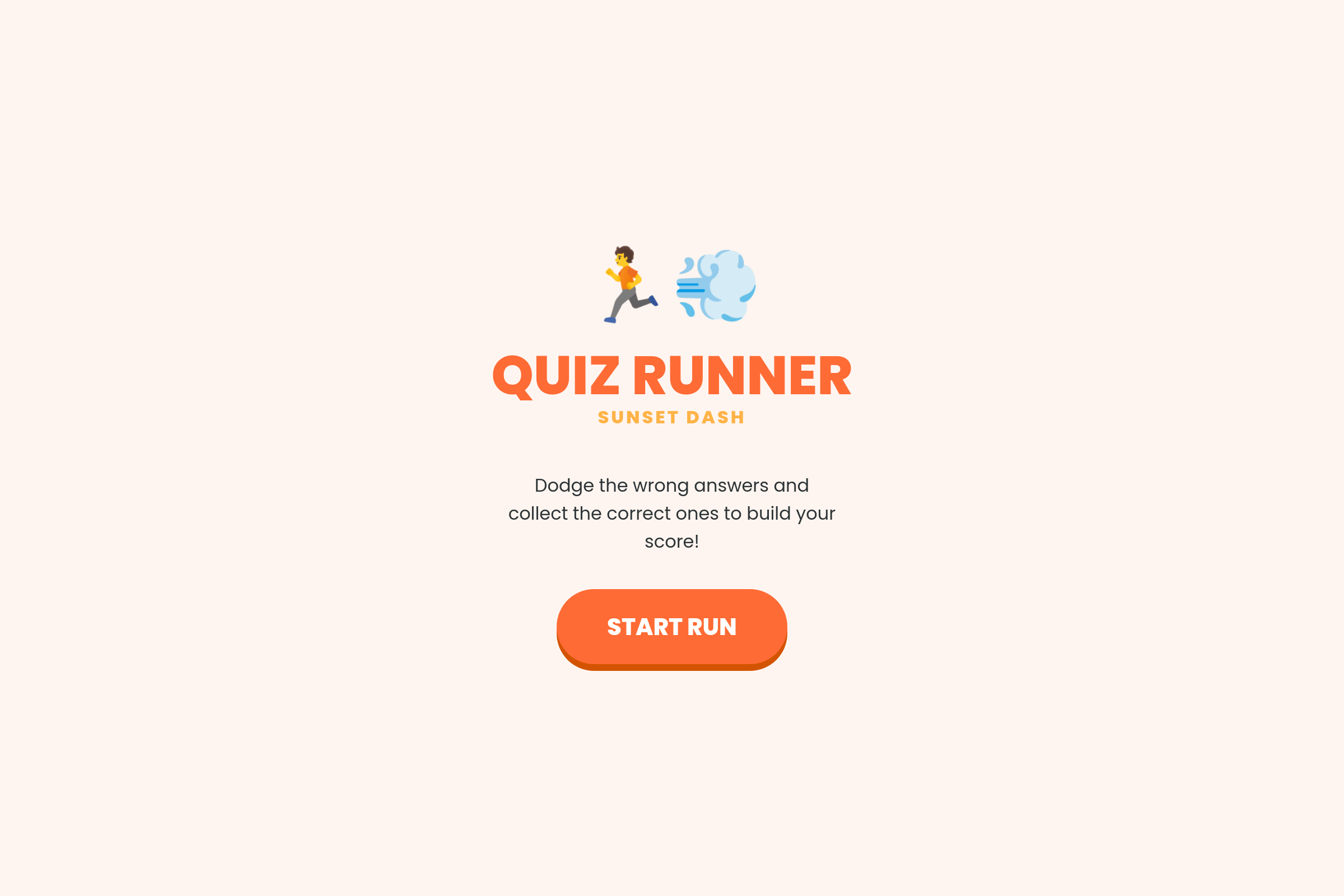 Quiz Runner mini app
