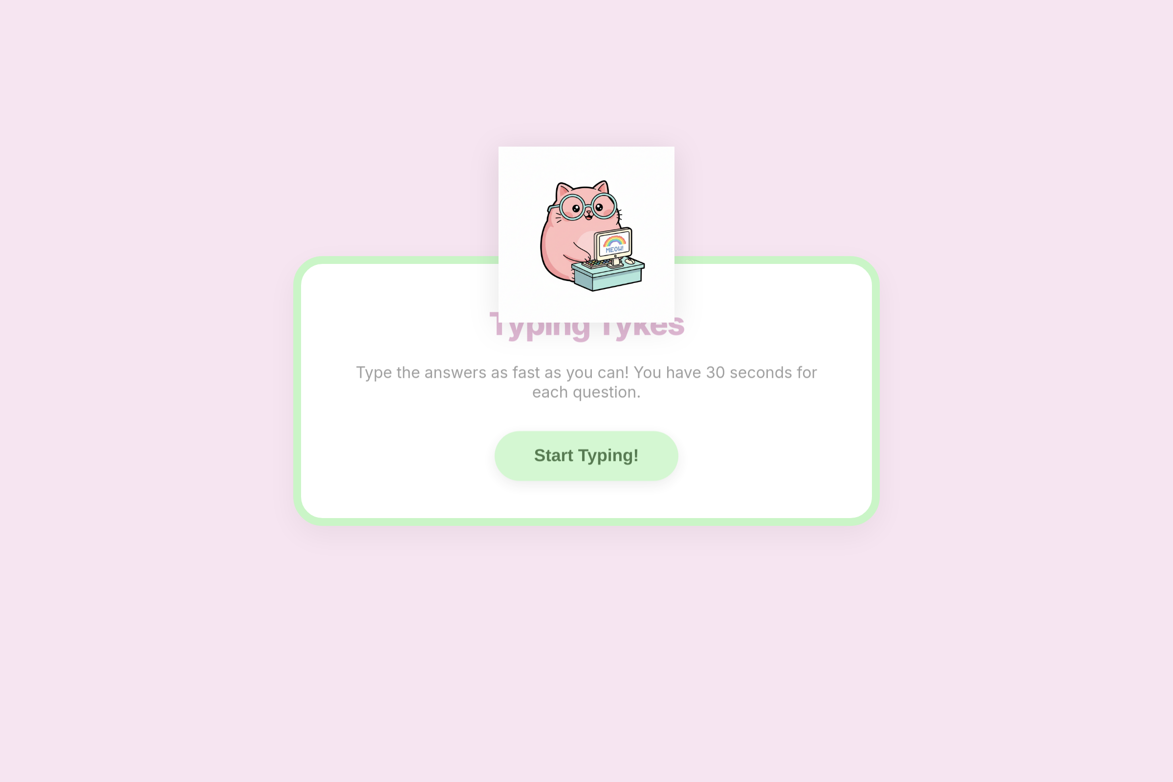type in! mini app