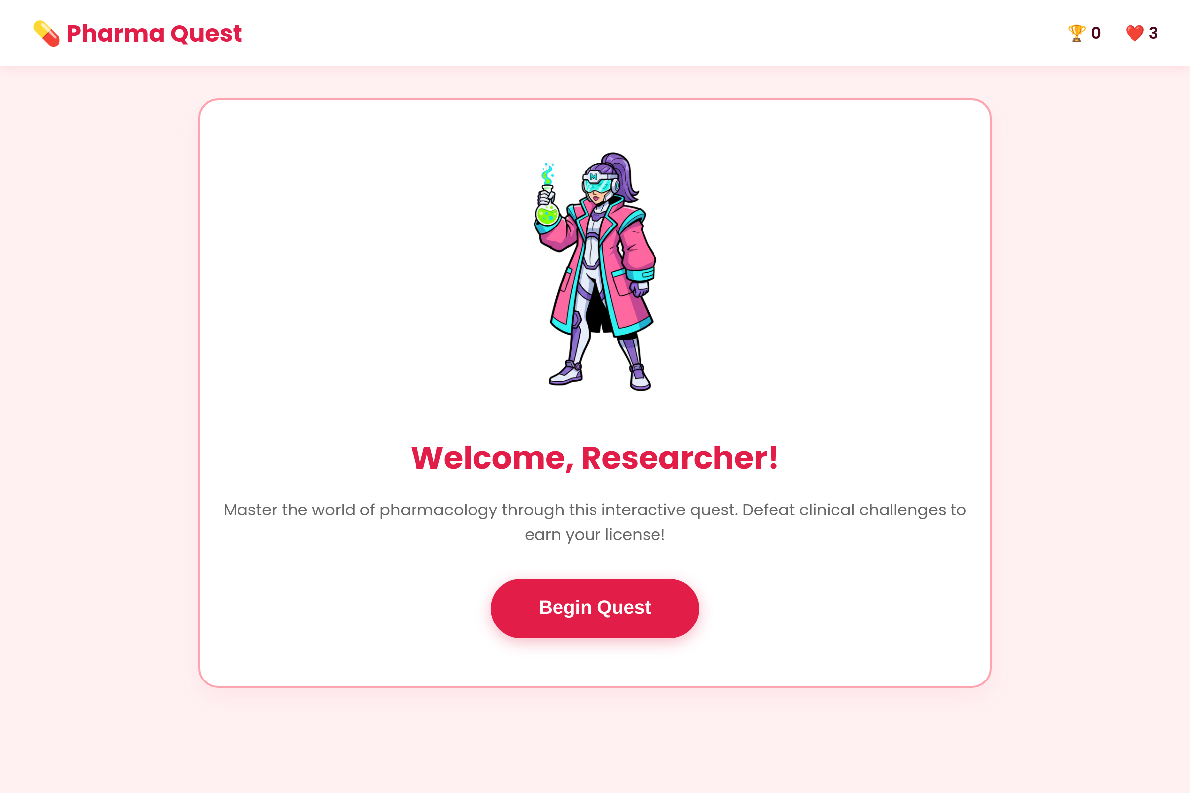 Pharma Quest mini app