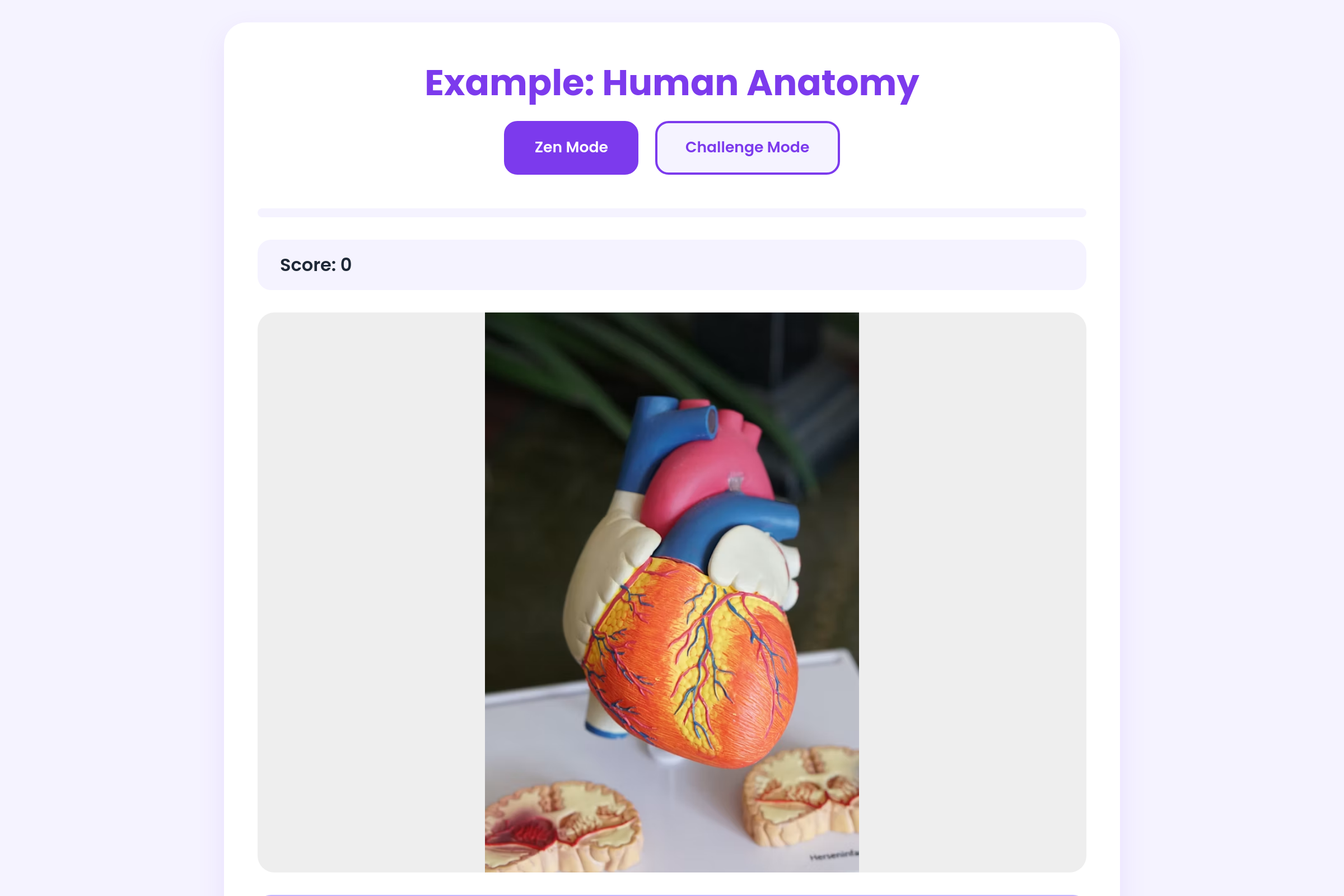 Structure Guesser mini app
