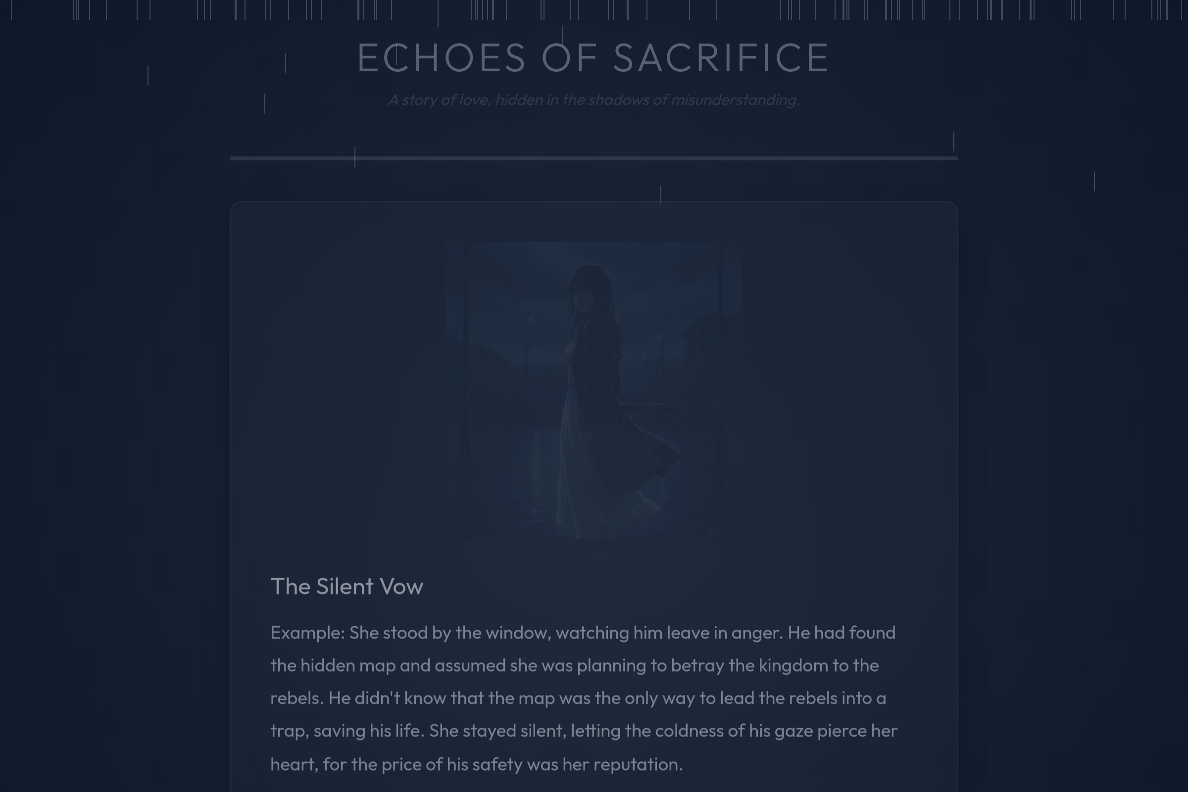 Echoes of Sacrifice mini app