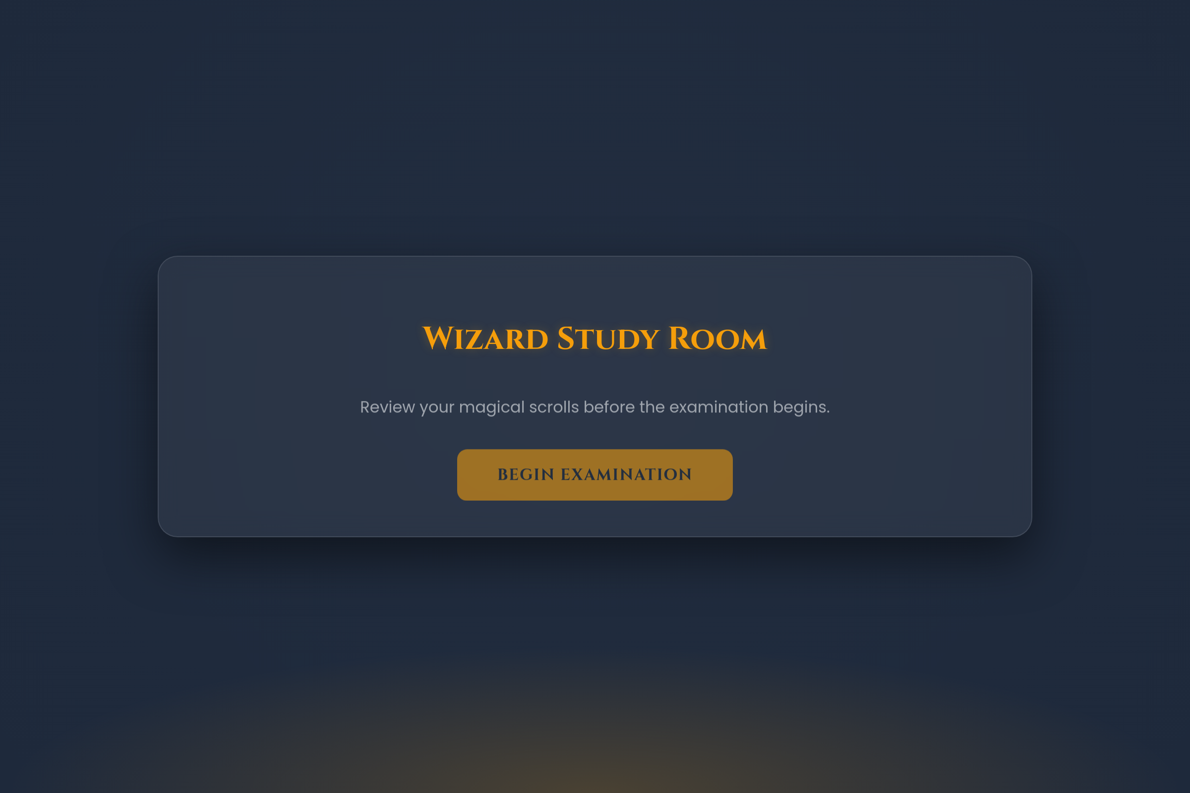 Witch and Wizard Study Room mini app