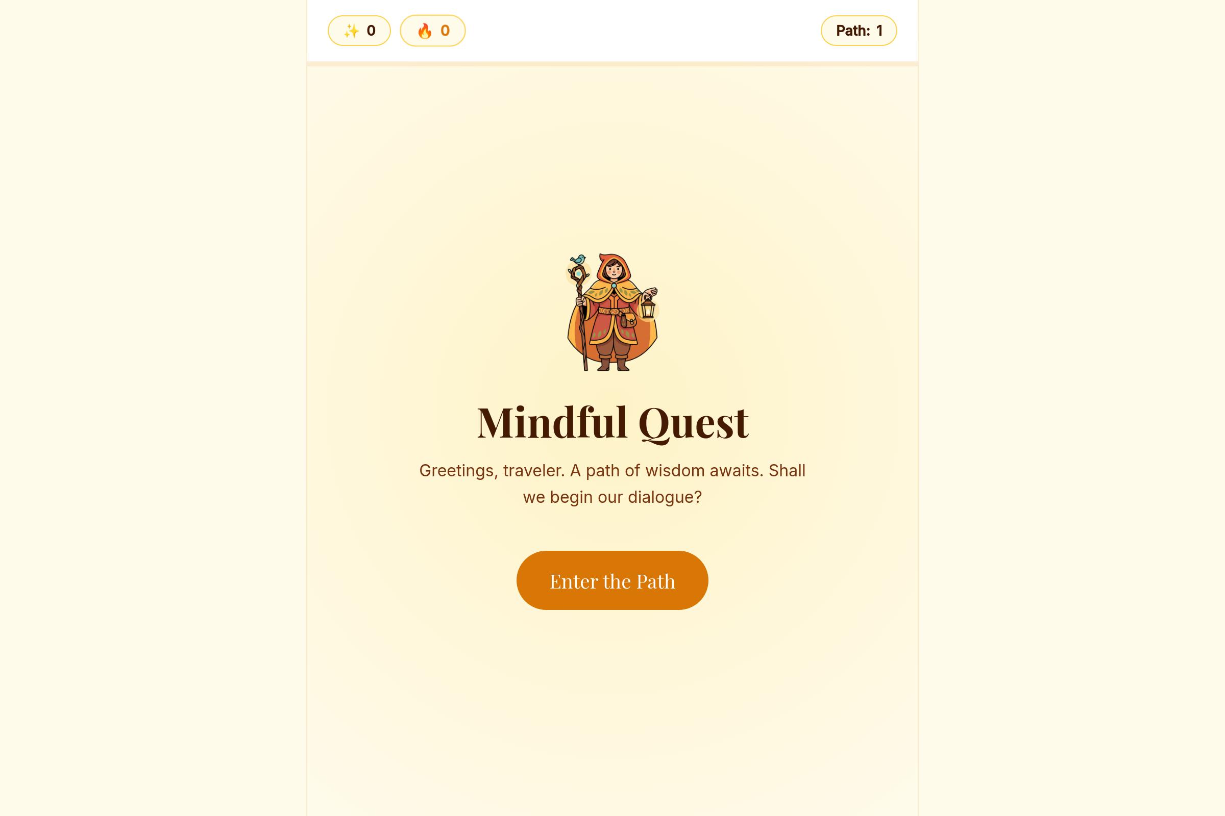 Mindful Quest mini app