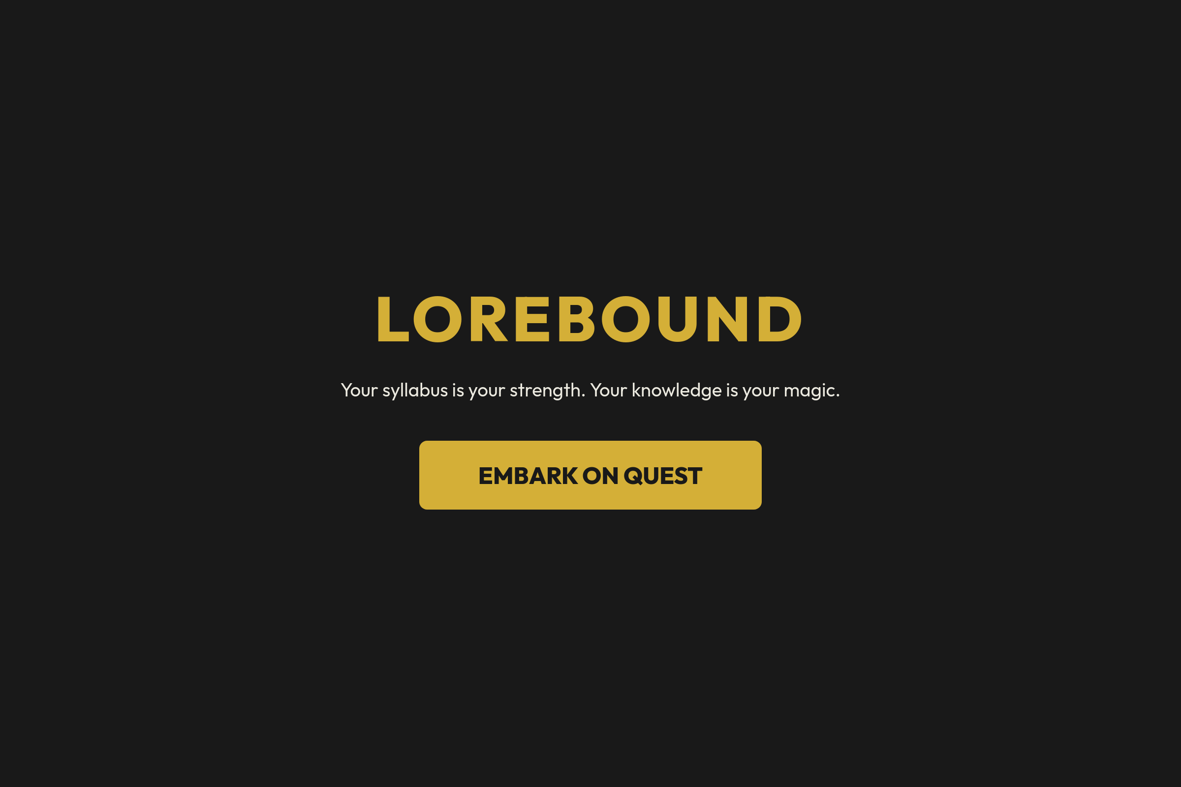 Syllabus Quest mini app