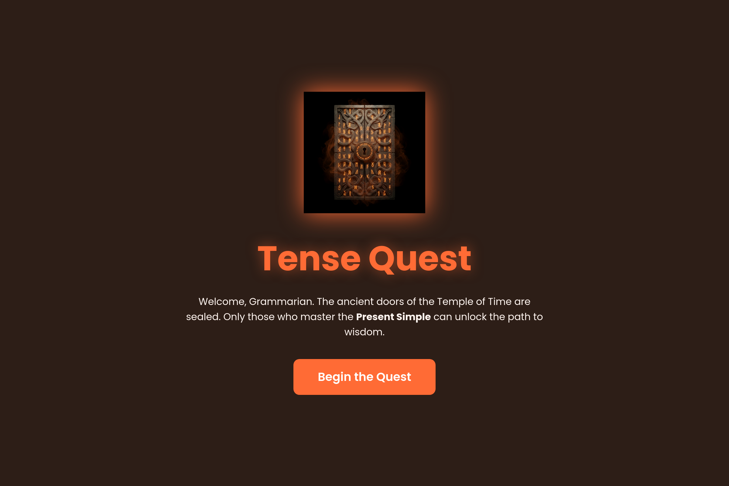 Tense Quest mini app