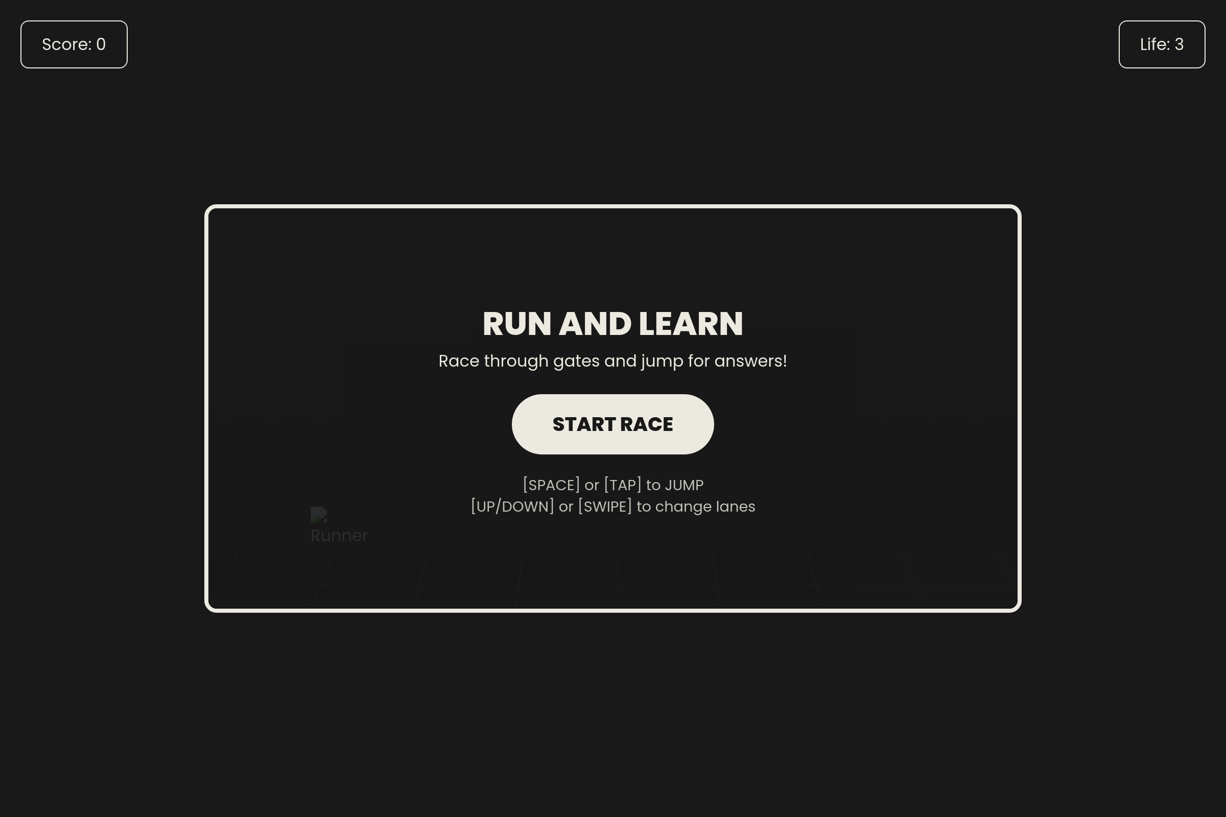 Run and Learn mini app
