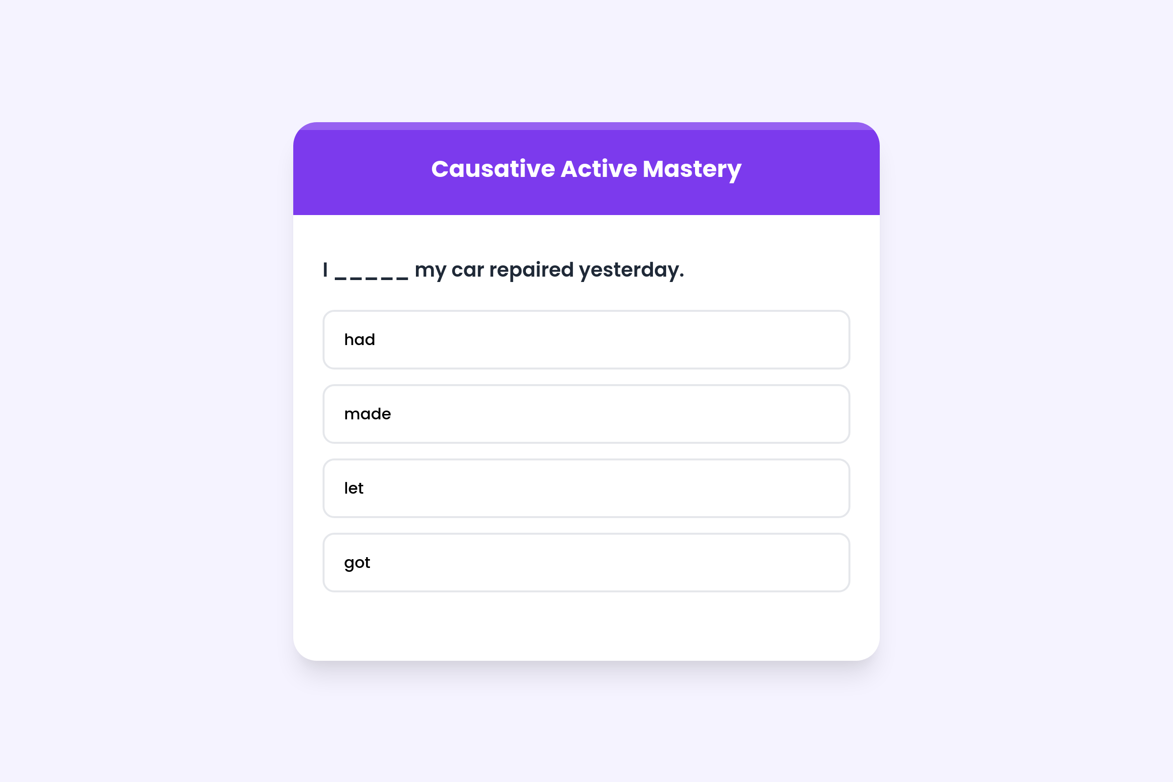 Grammar Quest mini app