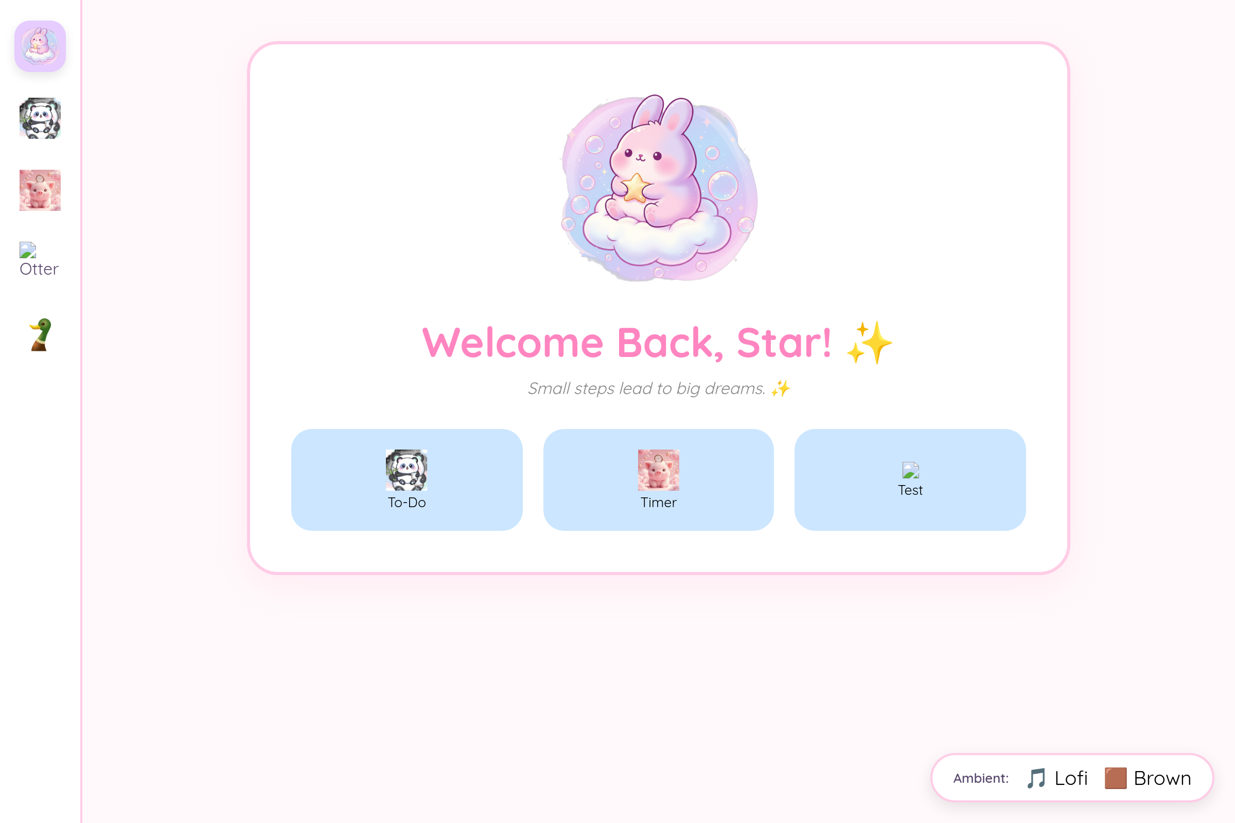 Cozy Study Pals mini app