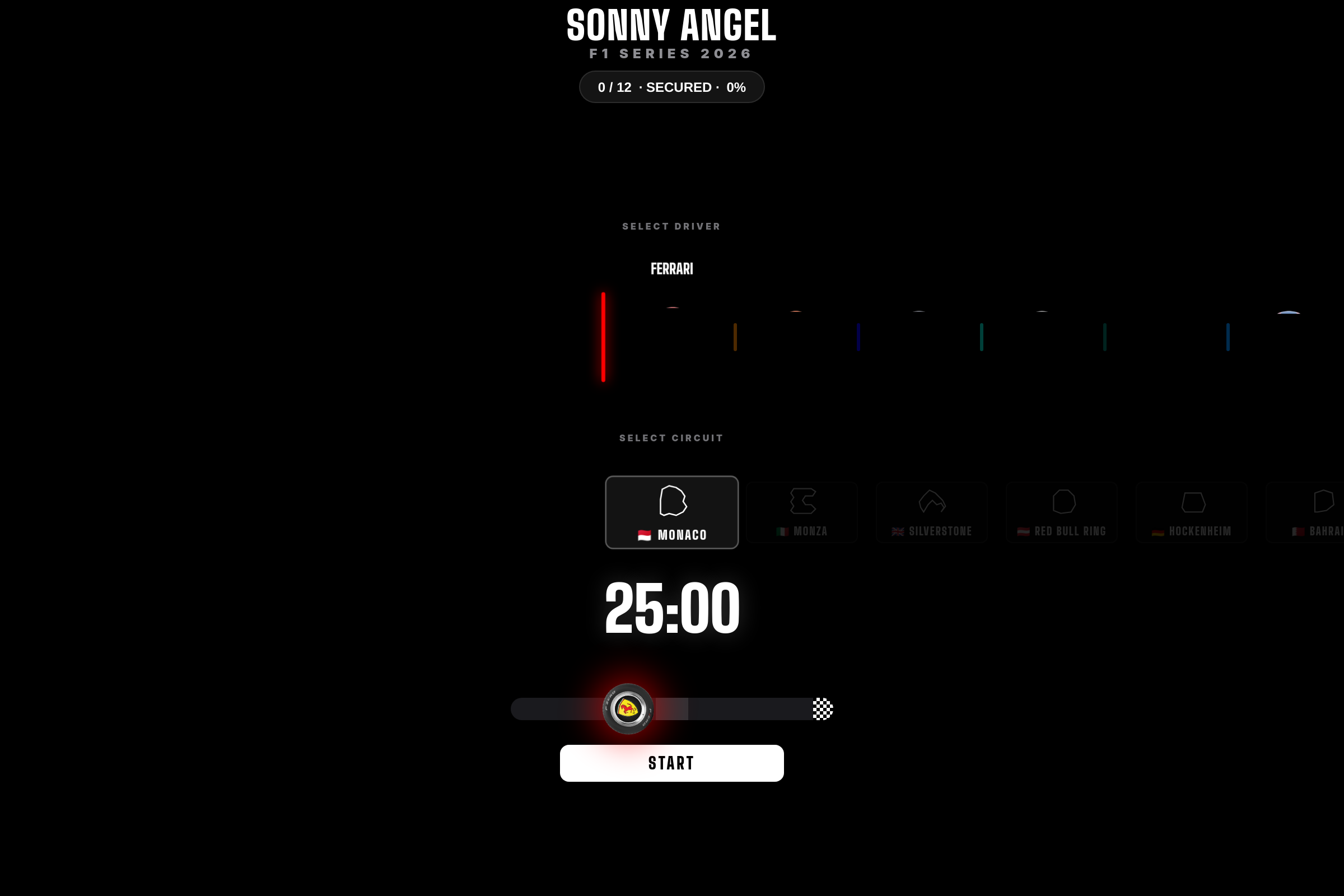 F1 Sonnys (PC friendly) mini app