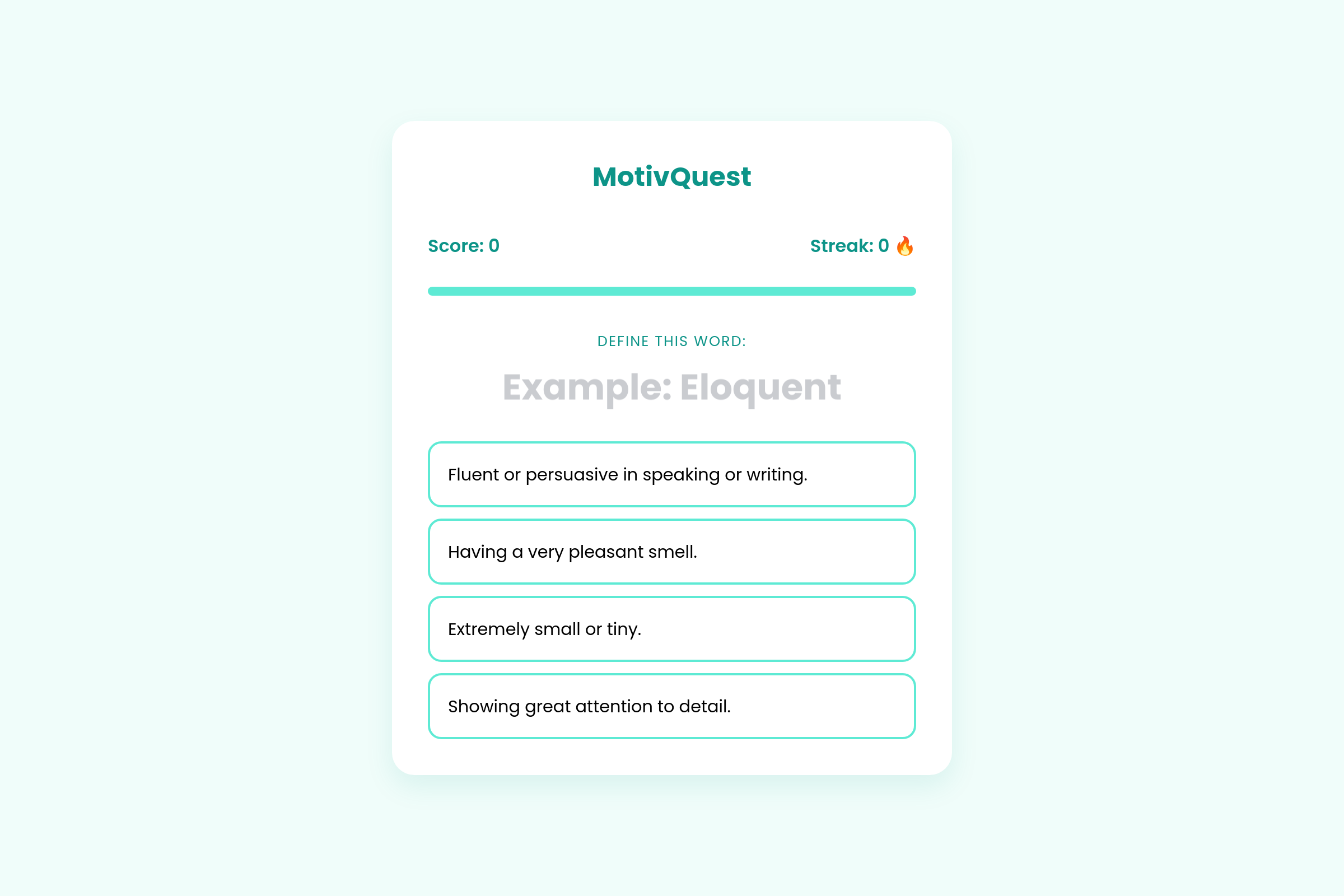MotivQuest mini app