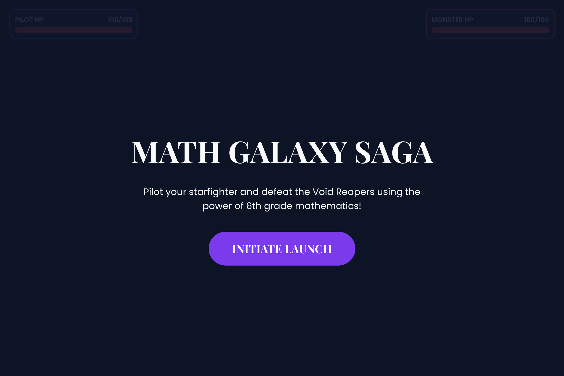 Math Galaxy Saga mini app