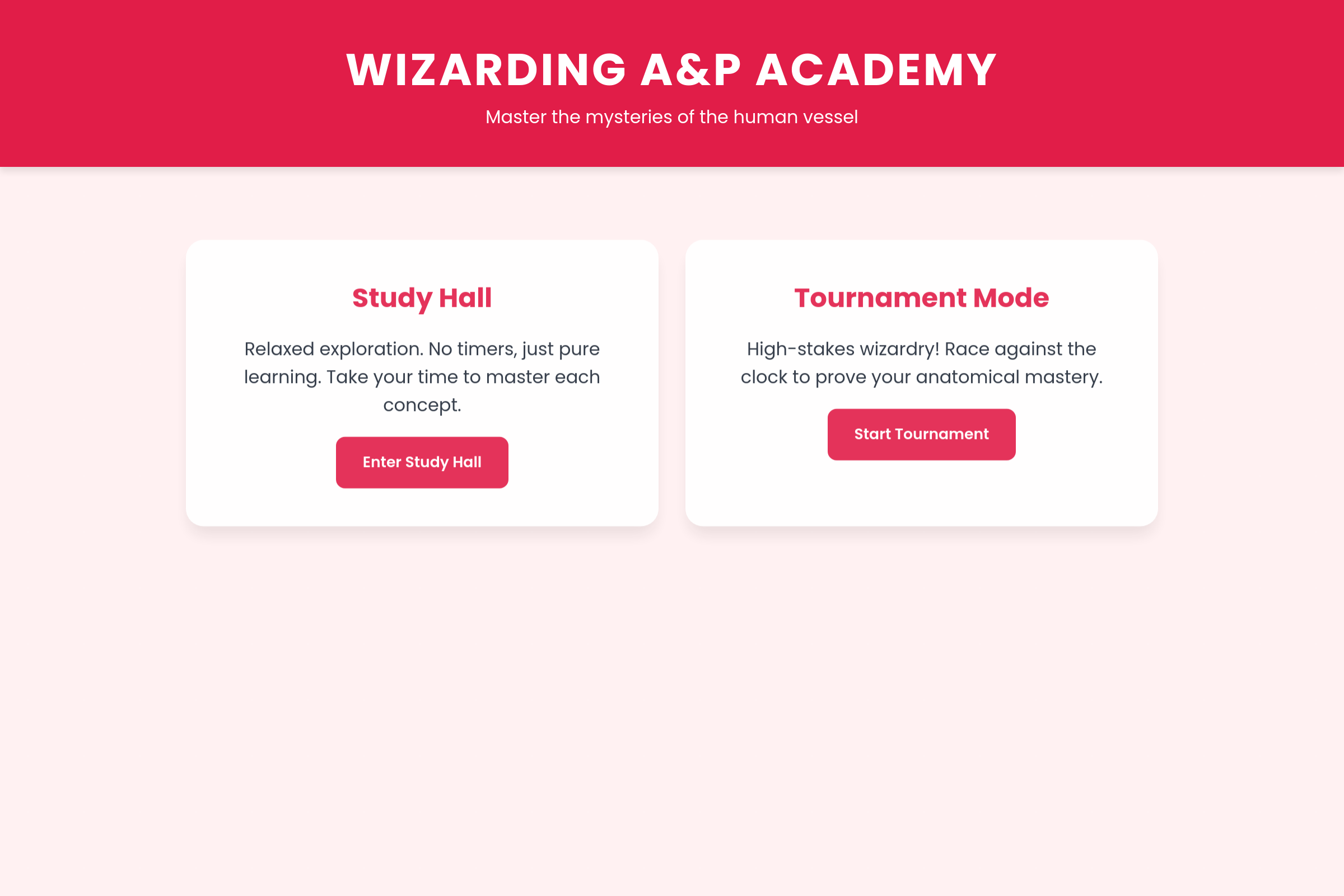 Anatomy Wizardry mini app