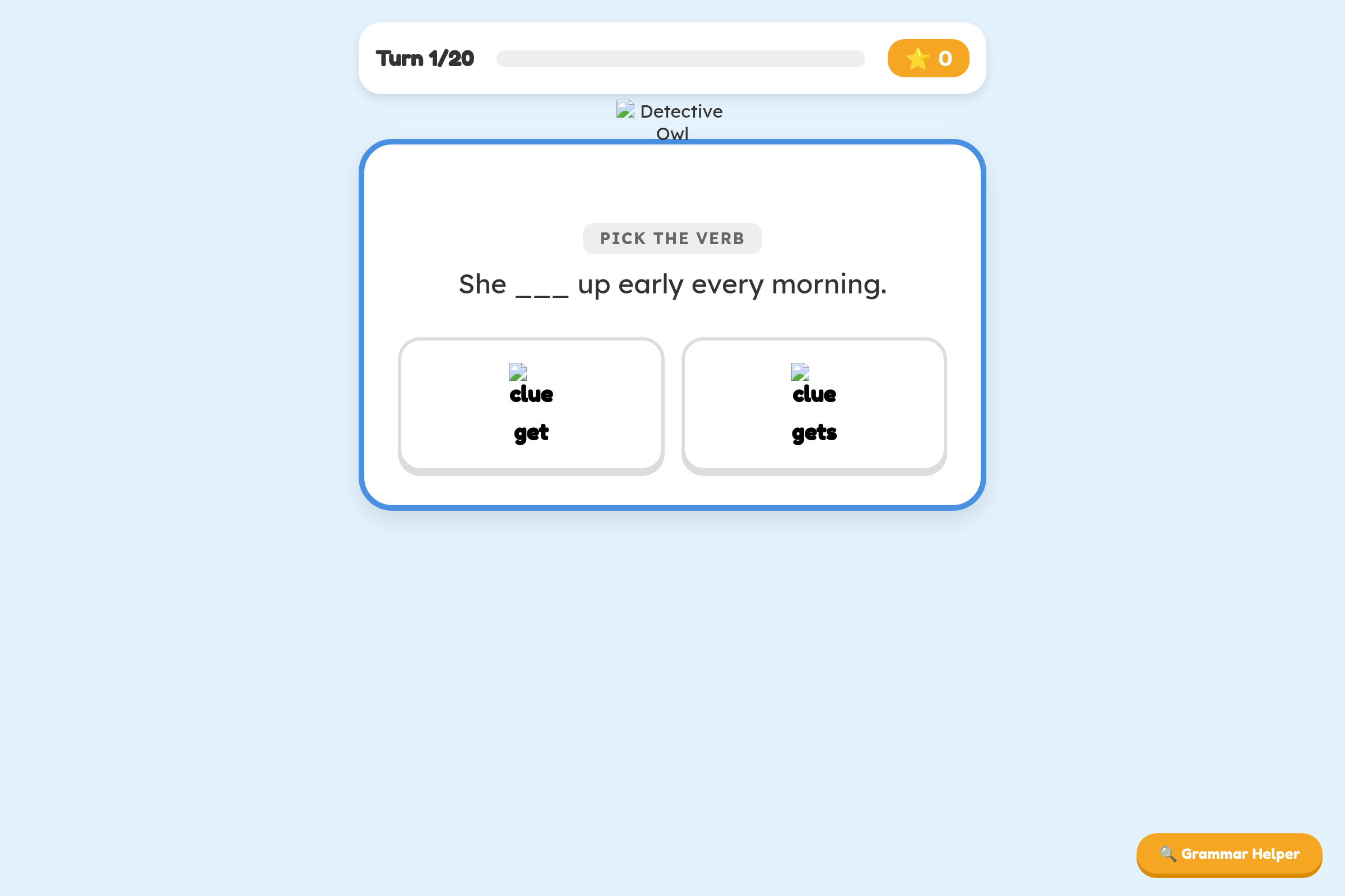 Grammar Detective mini app