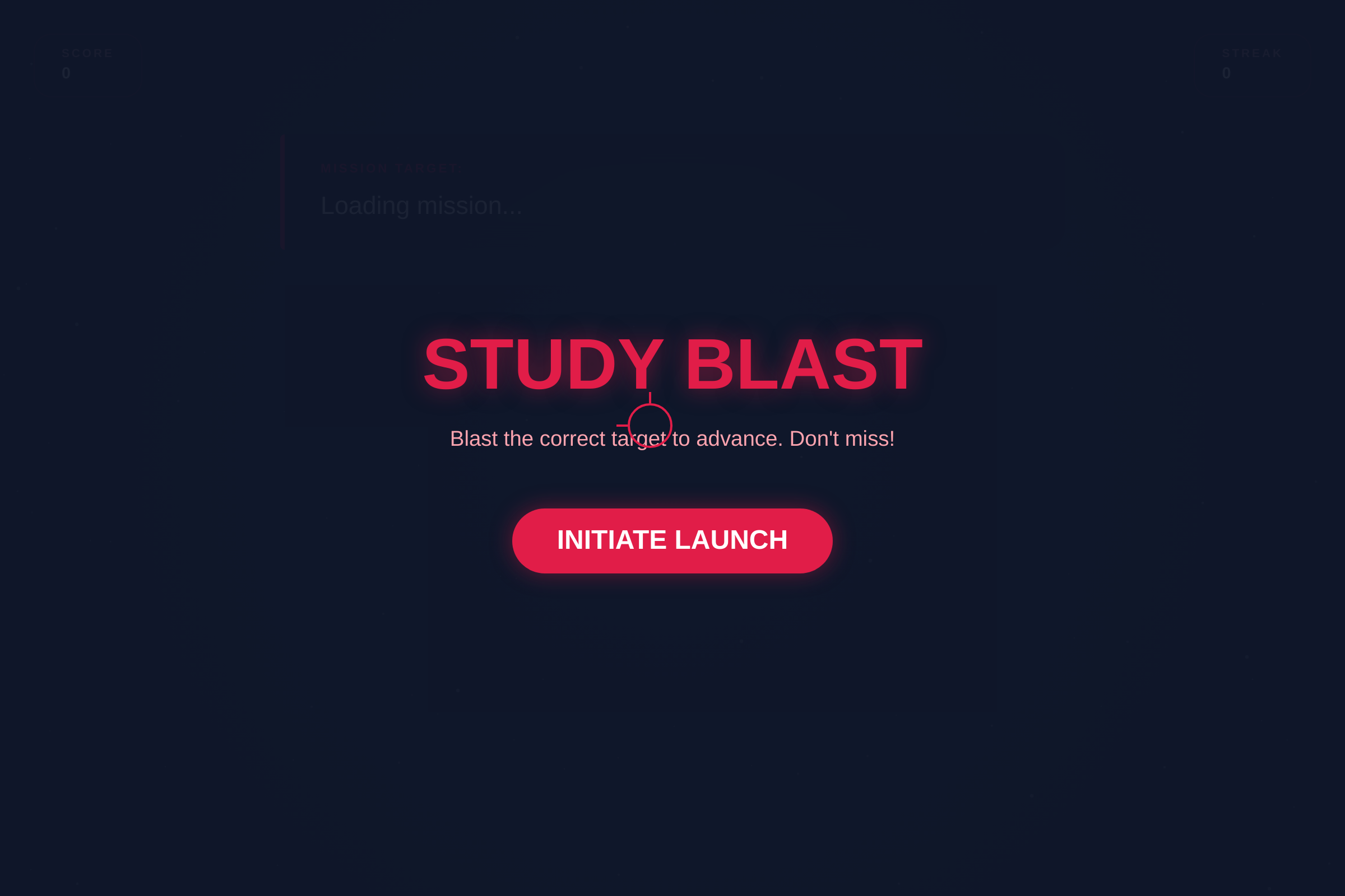 Study Blast mini app