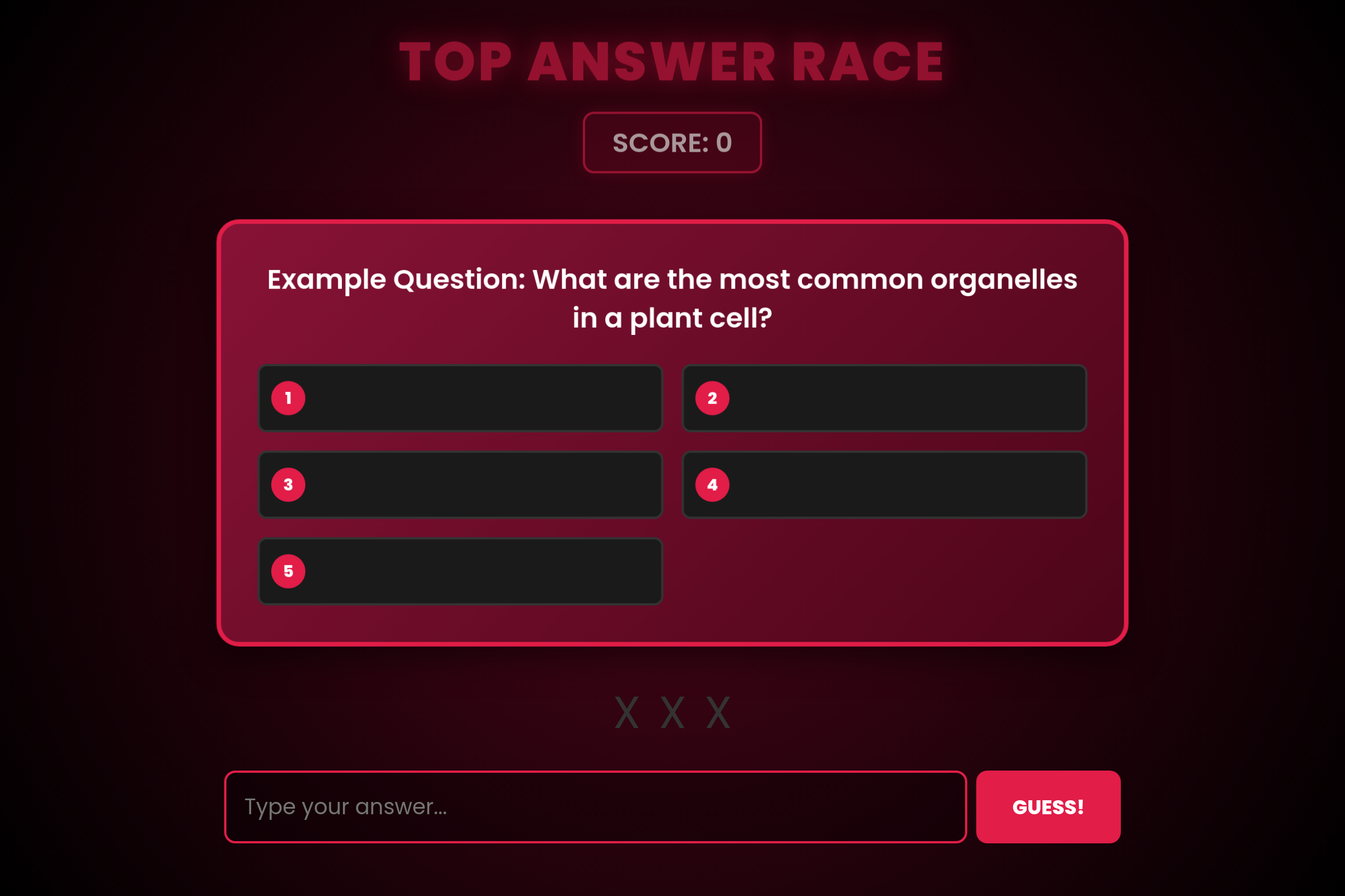 Top Answer Race mini app