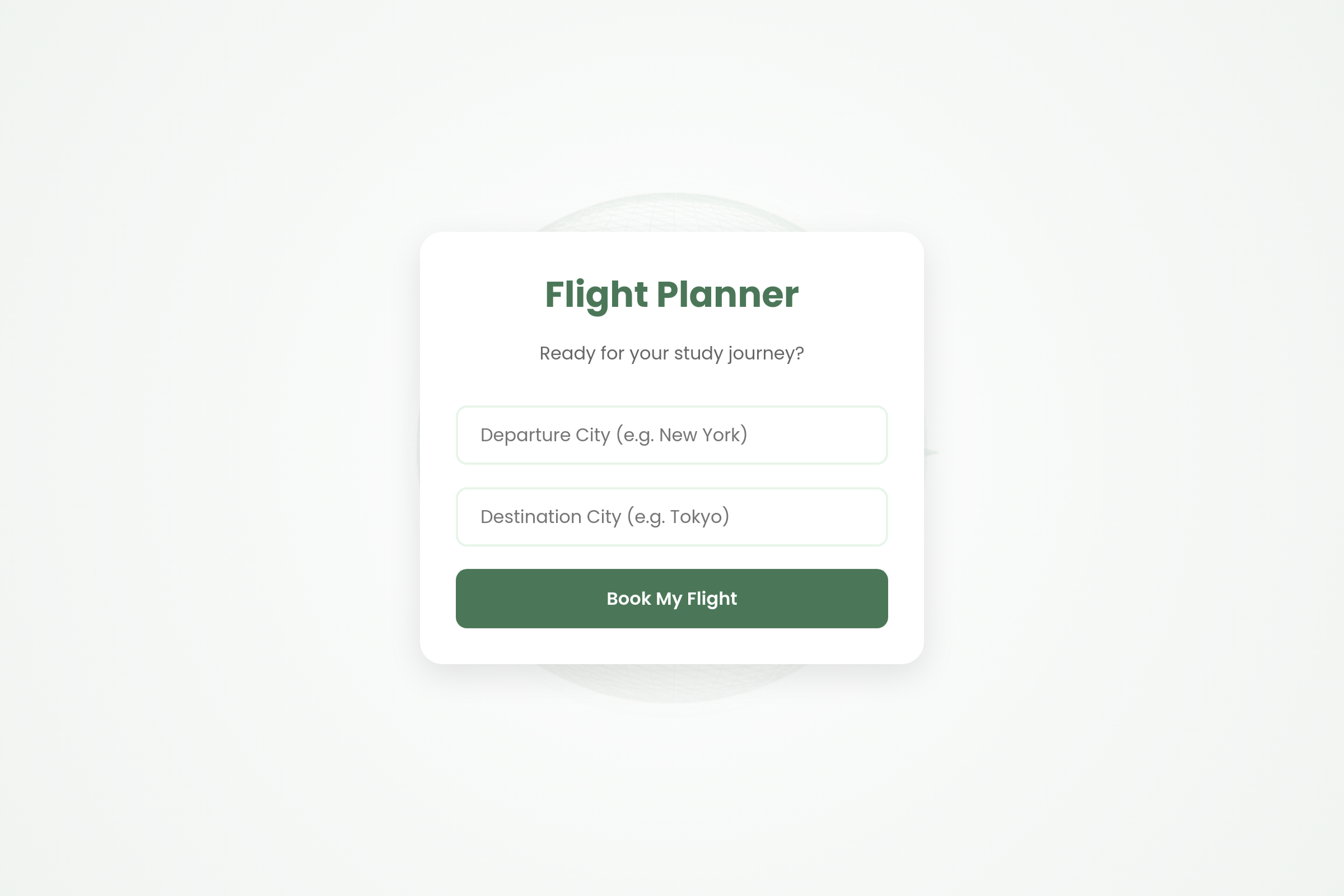 Sky Study Flight mini app