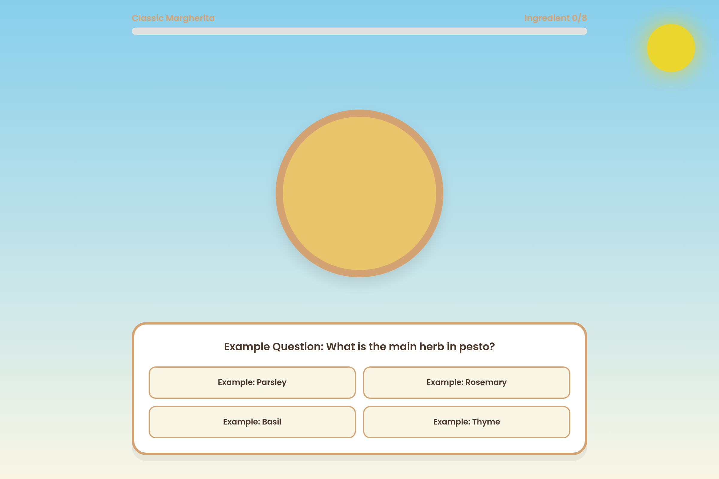 Pizza Study Terrace mini app