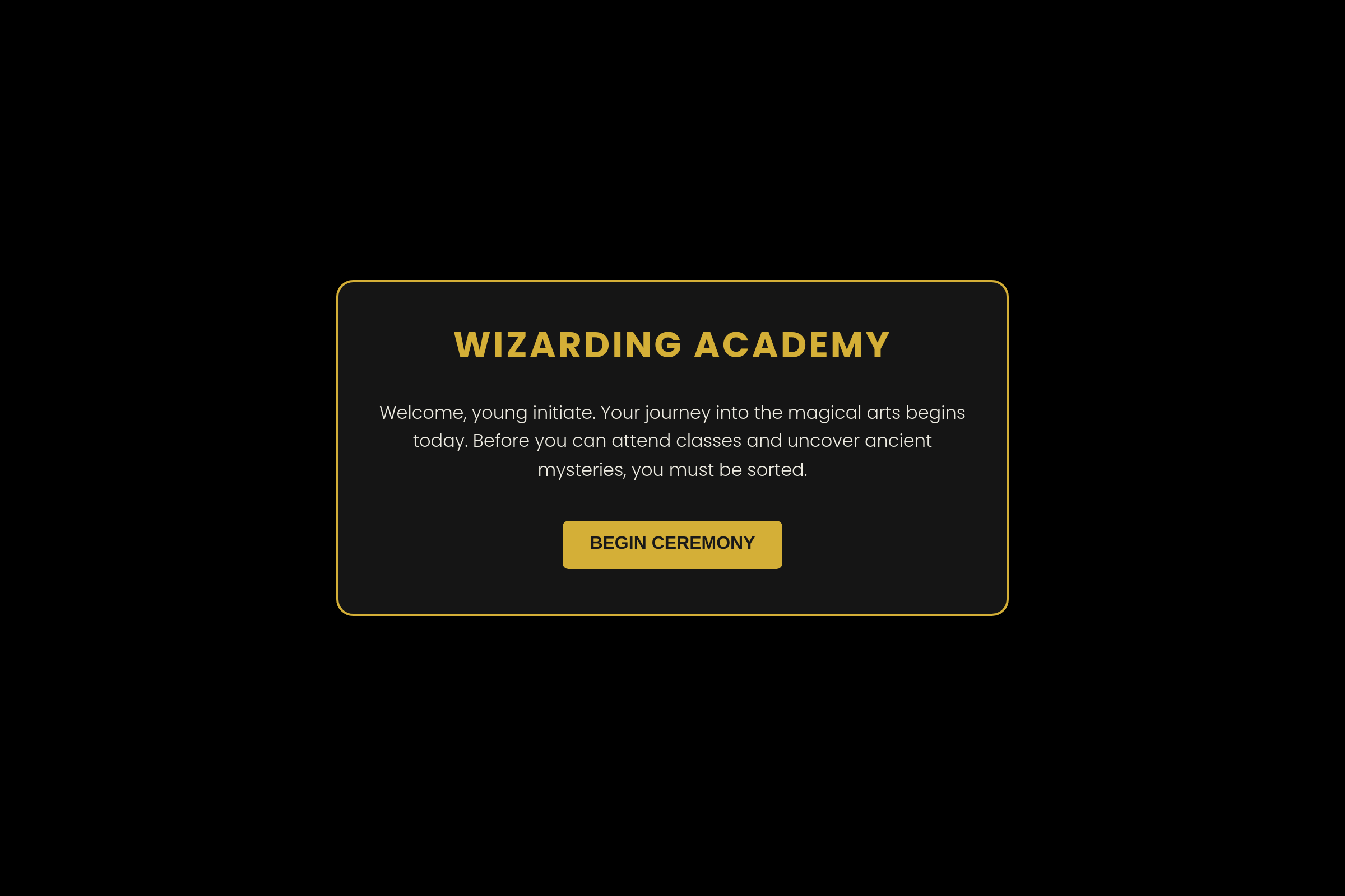 Wizard Academy Quest mini app