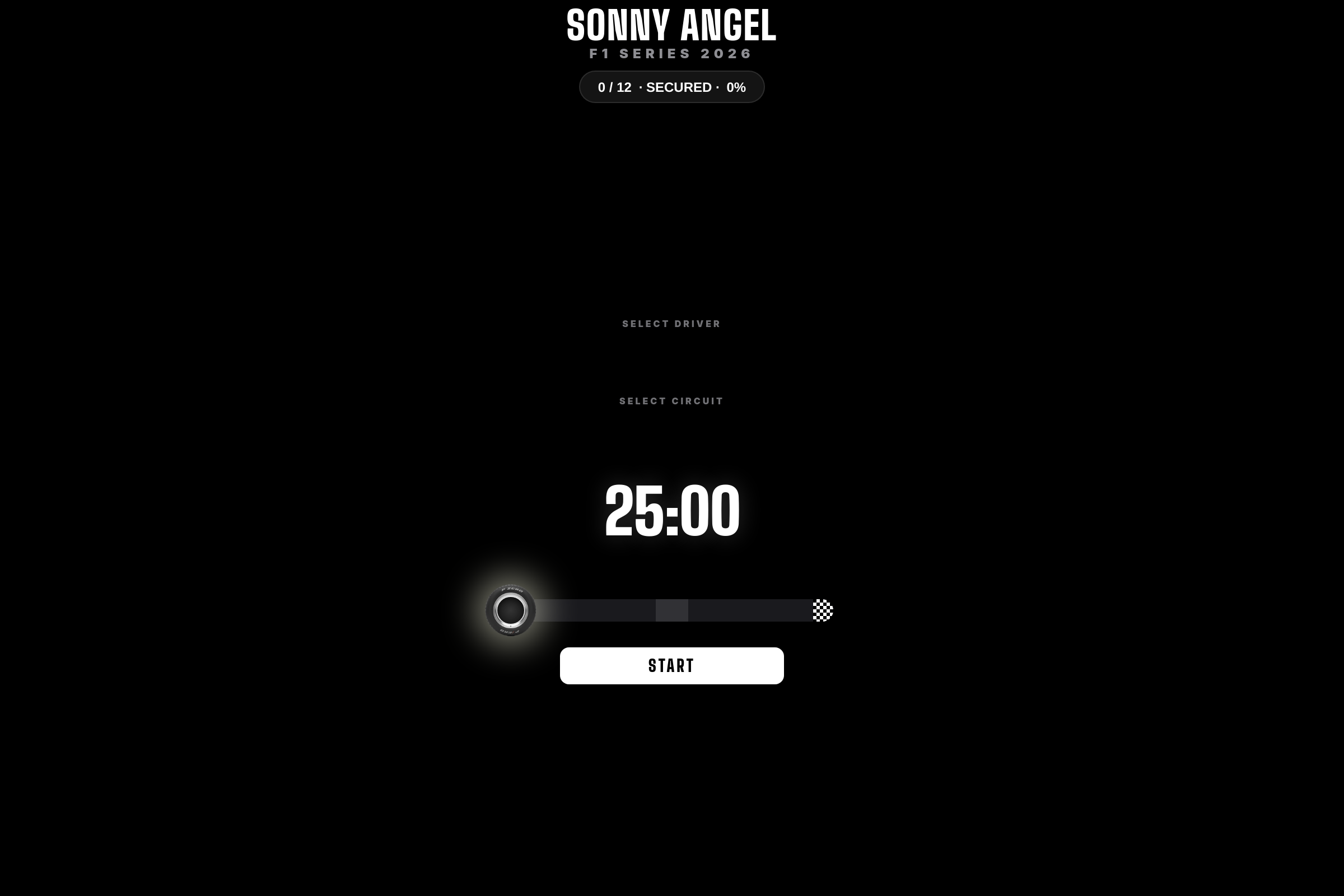 F1 timer mini app