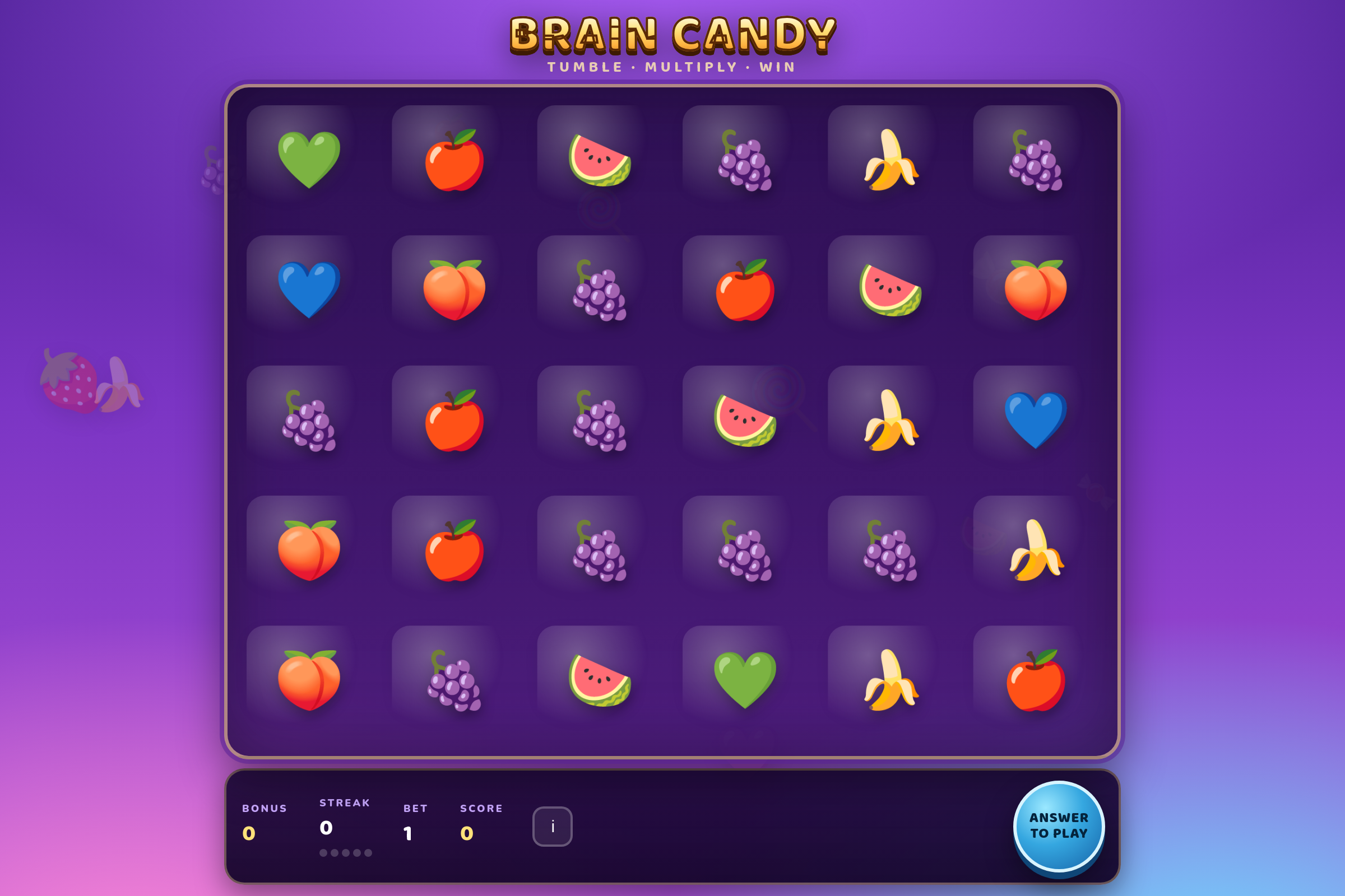 Brain Candy mini app
