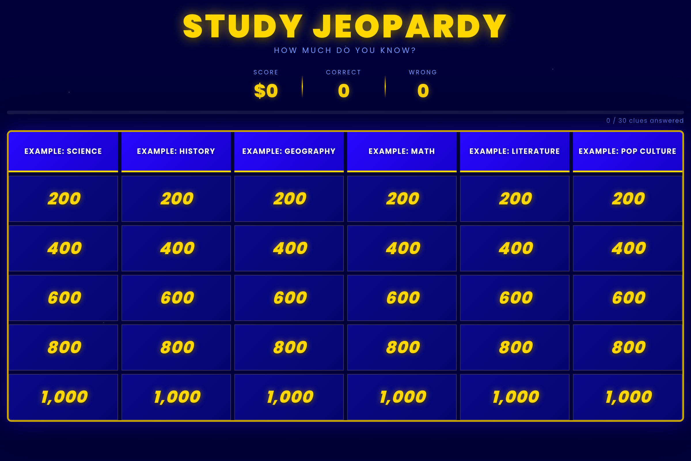 Jeo-party! (copy) mini app