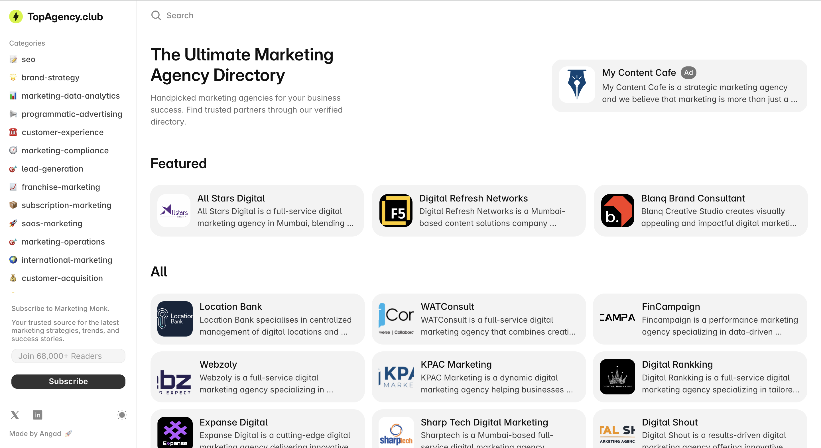 Top Agency Preview